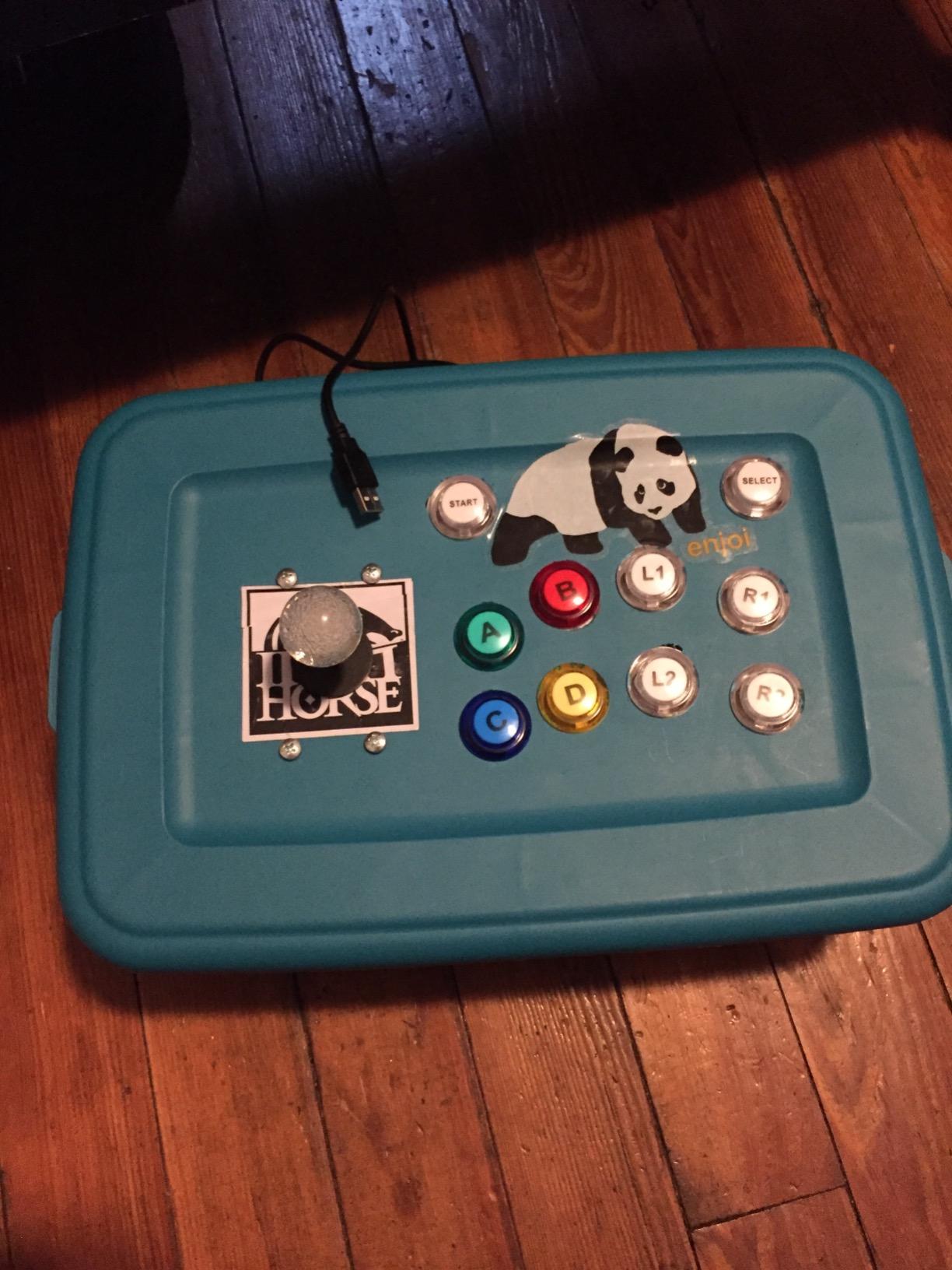 Arcade Stick DIY Kit 10x Buttons with Logo LED MX 8 Way Joystick USB Encoder for PC MAME Raspberry Pi Color Mix customer photo 2