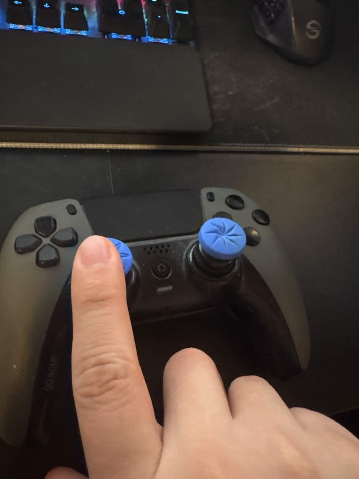 Obeka Compatible with 8 Pairs Thumb Grips Silicone Analog Stick Covers Thumbstick Controller Replacement Joystick Cap PS4 PS3 PS2 Xbox One Xbox 360 Wii U - Assorted customer photo 1
