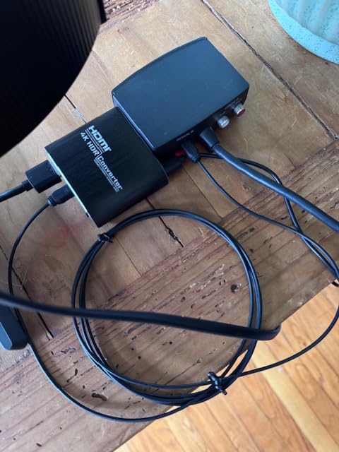 avedio Links HDMI ARC Audio Extractor Converter 4K@60Hz, HDMI to Optical Toslink SPDIF + 3.5mm AUX Jack Stereo Audio Adapter Converter Splitter Inserter Embedder Support HDCP2.2 Digital PCM DTS 5.1 customer photo 2