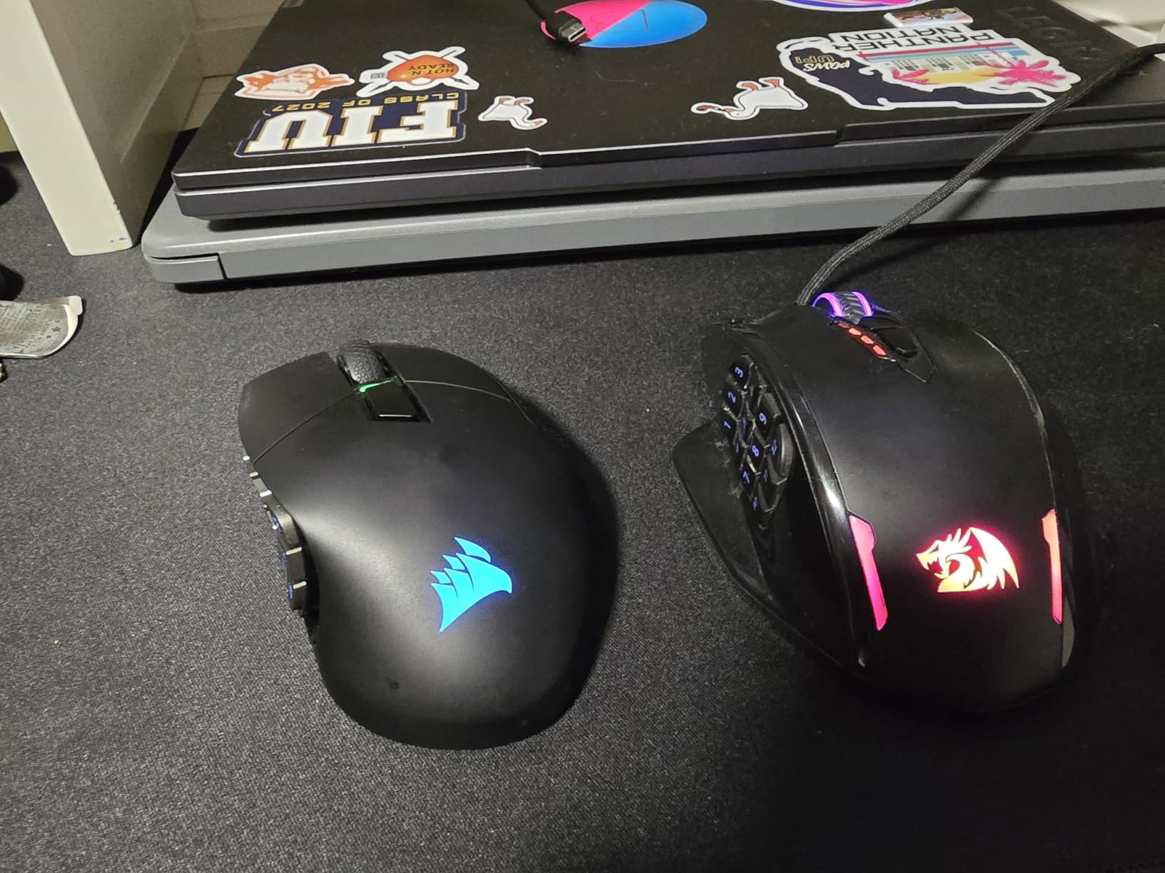Redragon M908 Impact RGB LED MMO Gaming Mouse with 12 Side Buttons, Optical Wired Ergonomic Mouse with Max 12,400DPI, High Precision, 18 Programmable Macro Shortcuts, Comfort Grip customer photo 2