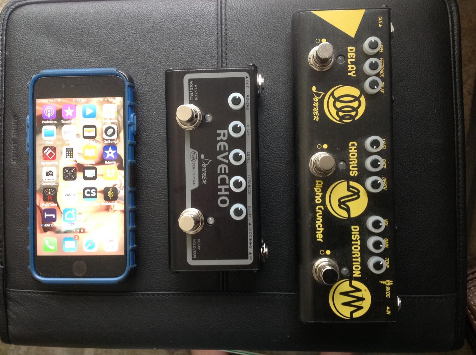 Donner Tap Delay Guitar Effect Pedal, 3 Delay Modes Digital Reverse Analogue with Tap Tempo Control customer photo 2