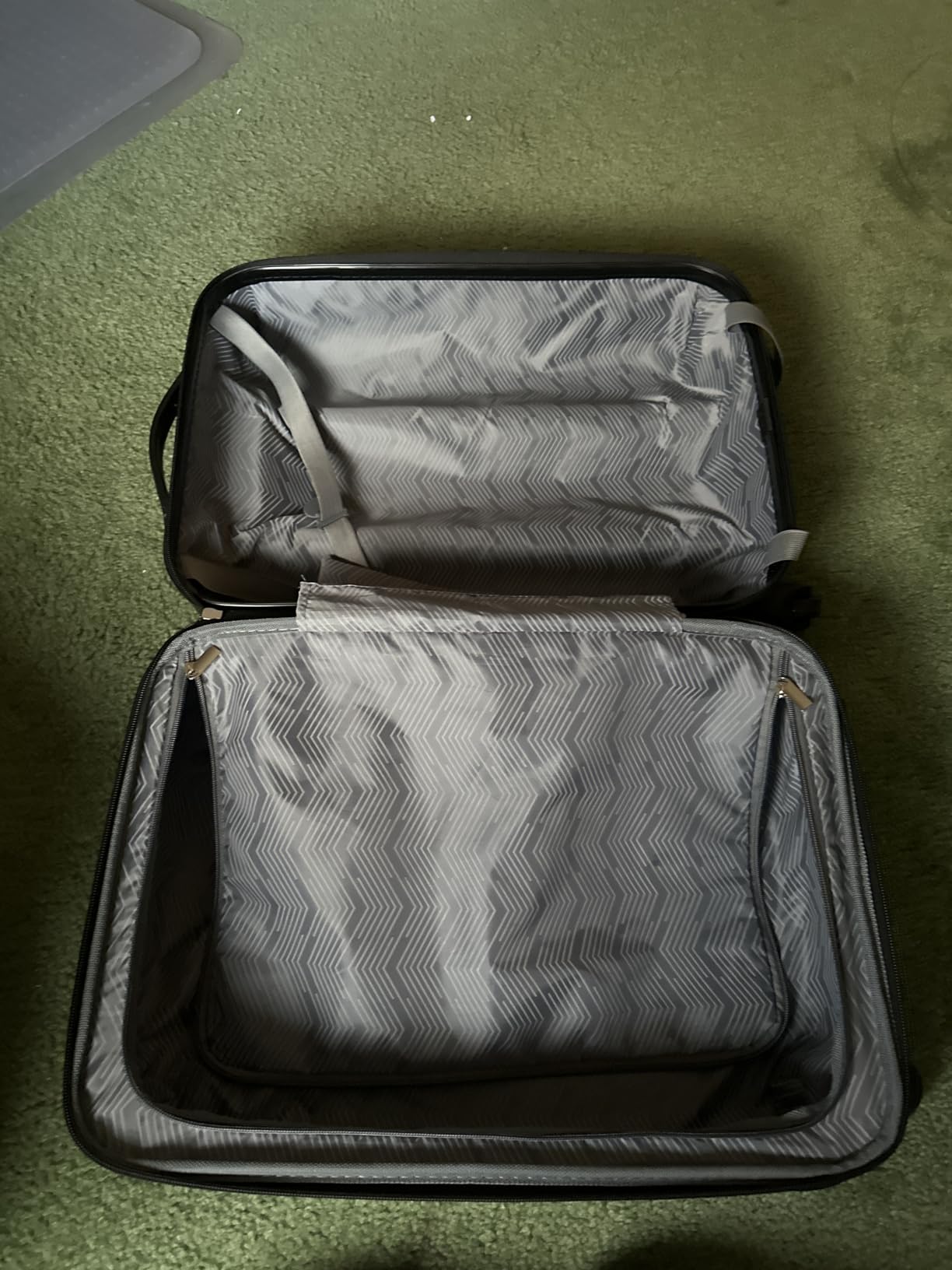 Chicago Hardside Expandable Spinner Luggage, Rose Gold, 22