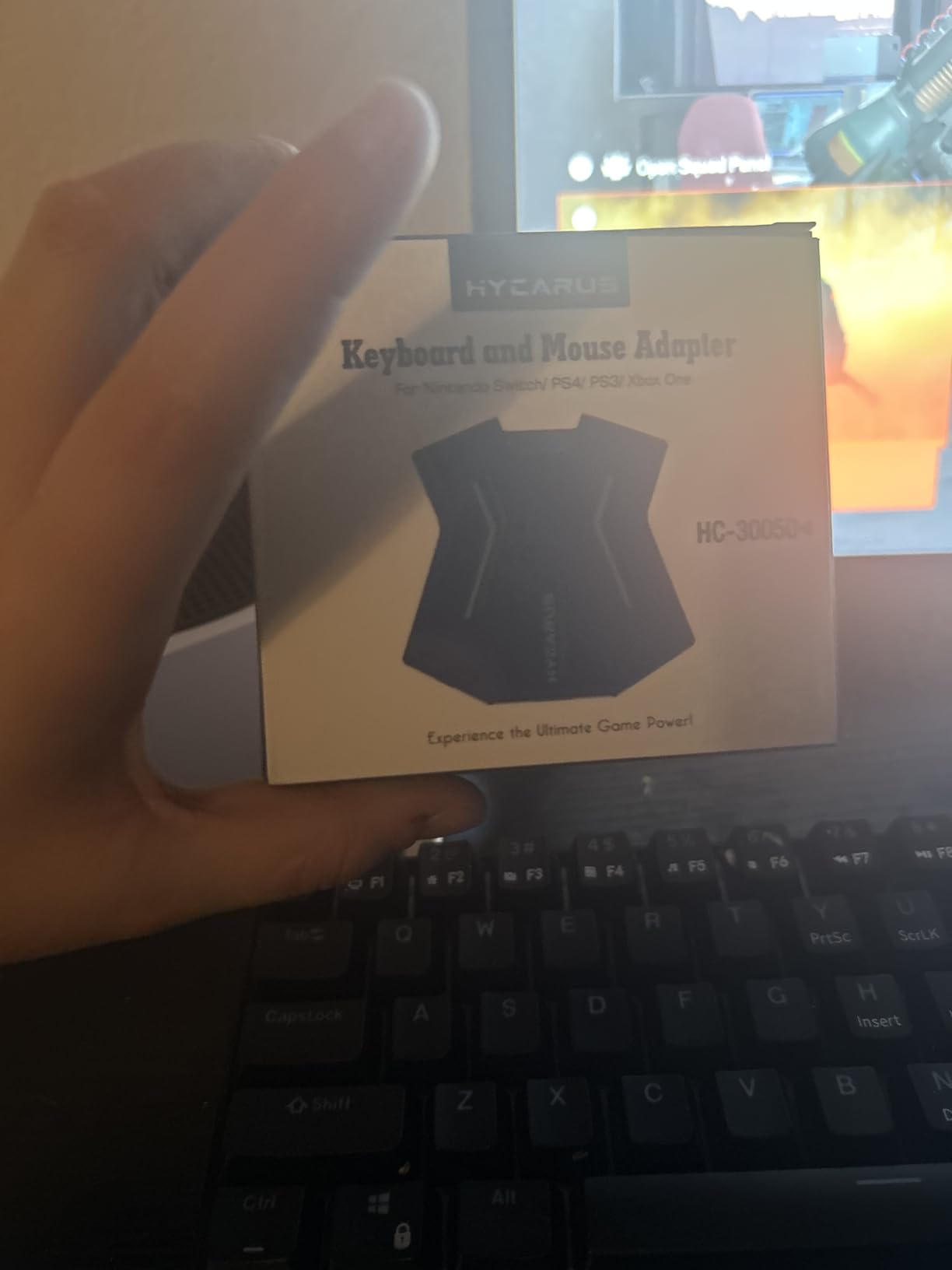 Keyboard and Mouse Adapter Compatible with PS4, Xbox One, Xbox Series X/S, N-Switch, Perfect for Games Such as FPS, TPS, RTS, etc. customer photo 2