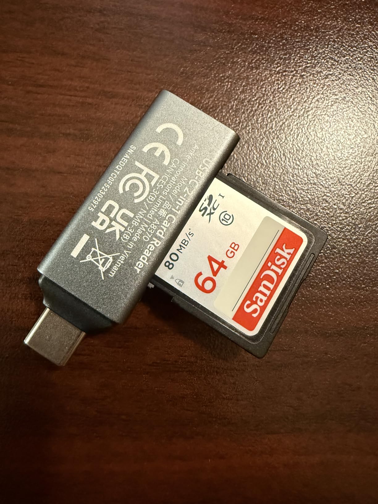 Anker SD Card Reader, 2-in-1 USB C Memory Card Reader for Digital Camera SD Card Viewer with Dual Slot for SDXC, SDHC, SD, MMC, RS-MMC, Micro SDXC,MicroSD, Micro SDHC Card, and UHS-I Cards customer photo 2