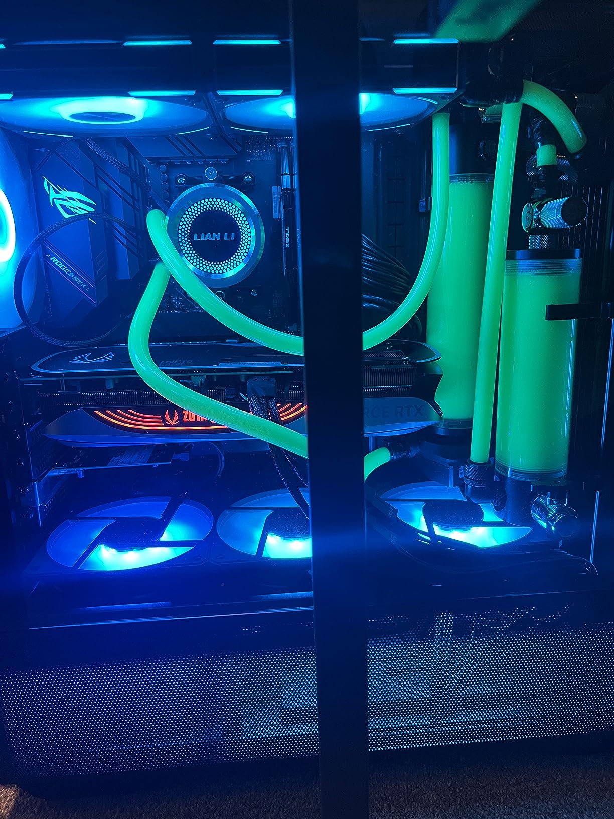 Water Cooling Reservoir, PC Water Reservoir 190mm*50mm Diameter G1/4'' POM Cylindrical CPU Water Cooler Reservoir System Heat Sink Kit Cooling Acrylic Water Reservoir for PC customer photo 2