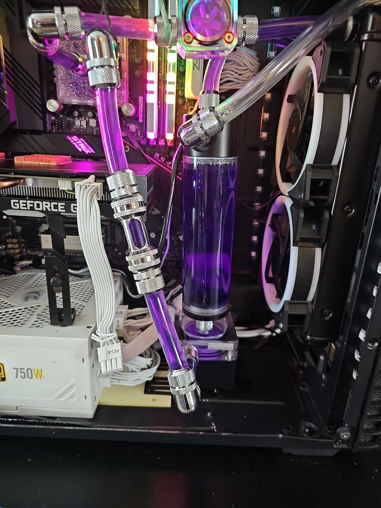 Water Cooling Reservoir, PC Water Reservoir 190mm*50mm Diameter G1/4'' POM Cylindrical CPU Water Cooler Reservoir System Heat Sink Kit Cooling Acrylic Water Reservoir for PC customer photo 3