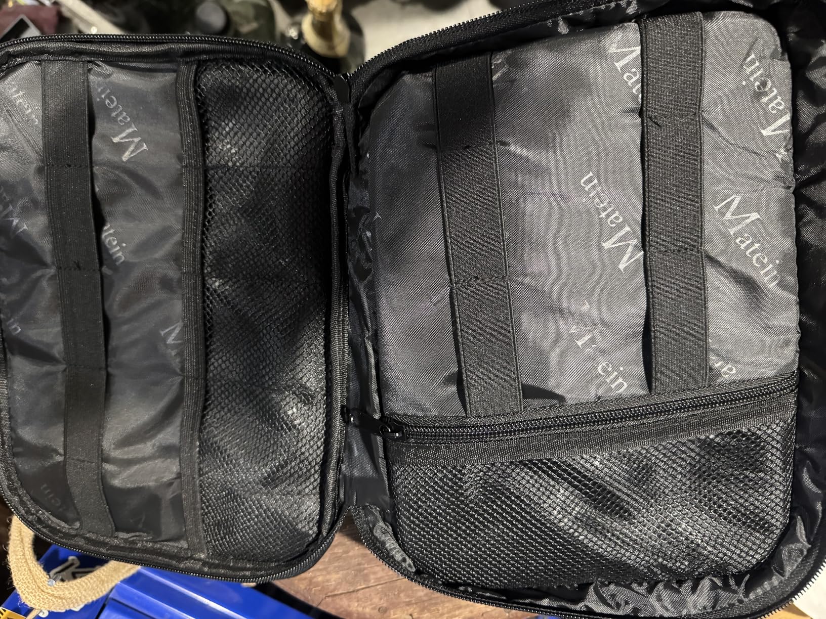 MATEIN Electronics Organizer Travel Case, Water Resistant Cable Organizer Bag for Travel Essentials, Gifts for Men, Storage Bag for Camera Accessories, Phone, Cord & Tablet, Black customer photo 2