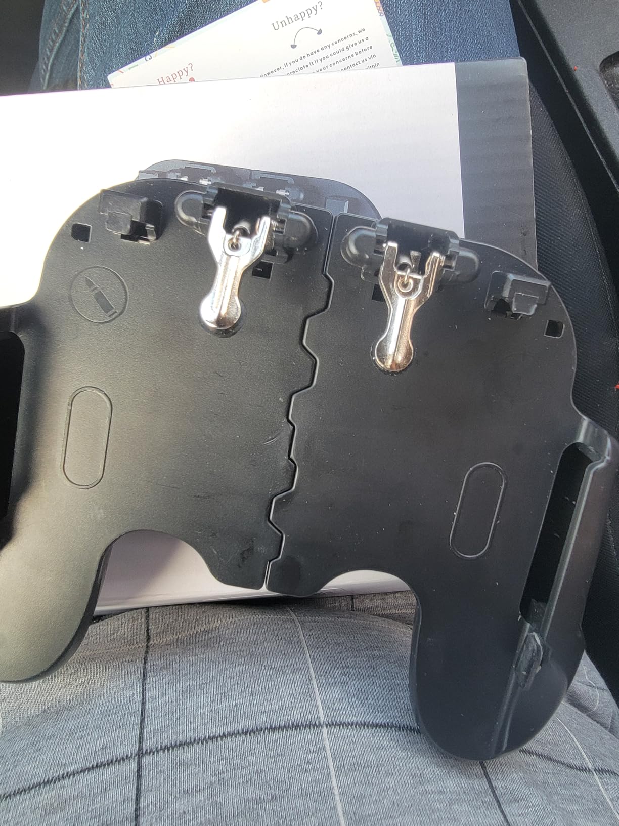 Mobile Phone PUBG Game Controller L1R1 Shoot and Aim Trigger Joystick Ergonomic Gamepad for PUBG Mobile customer photo 1