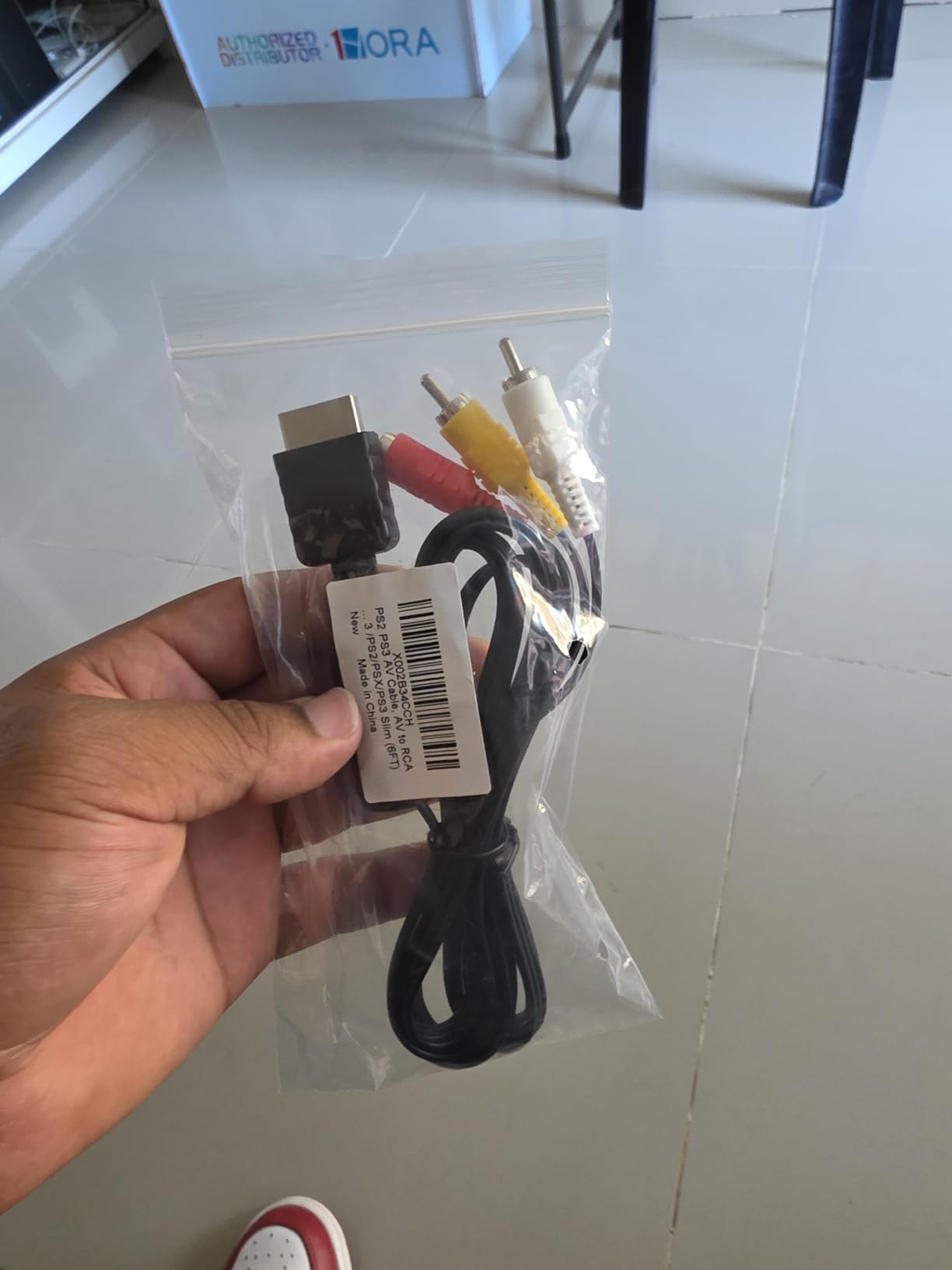 PS2 PS3 AV Cable, AV to RCA Cord for PlayStation 2 3 /PS2/PSX/PS3 Slim (6FT) customer photo 1