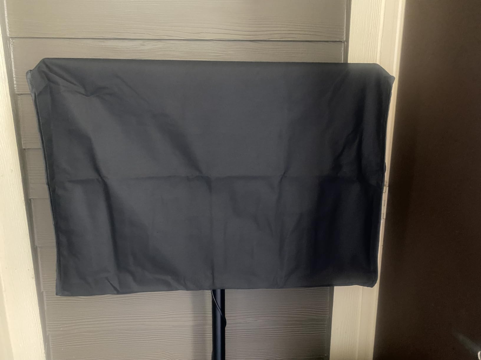 Porch Shield 26-32 inches Outdoor TV Cover Universal Weatherproof Protector for LCD, LED, Plasma Flat TV Screen, Compatible with Wall Mounts and Stands (Black) customer photo 2