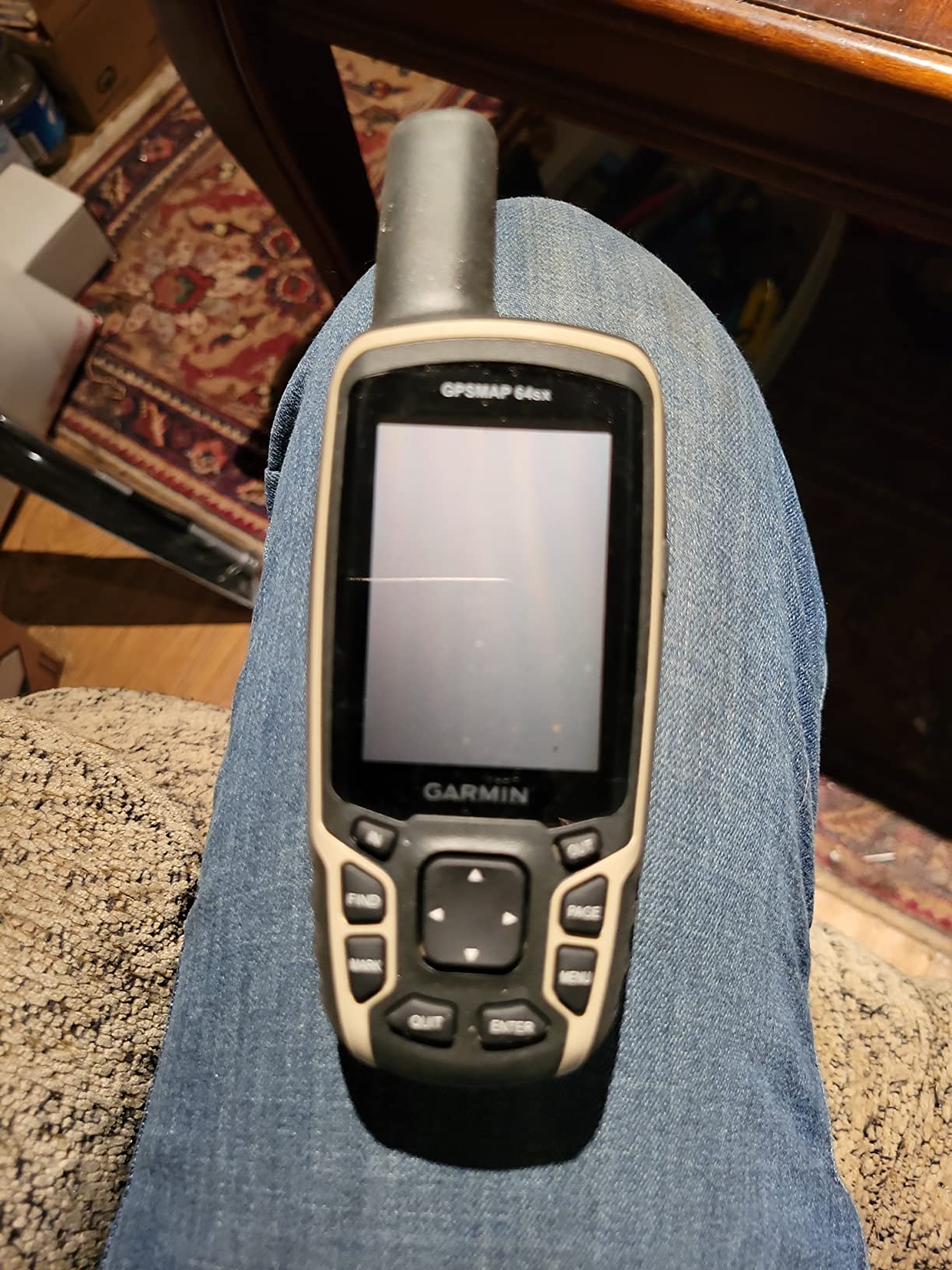Garmin 010-02258-10 GPSMAP 64sx, Handheld GPS with Altimeter and Compass, Preloaded with TopoActive Maps, Black/Tan customer photo 1