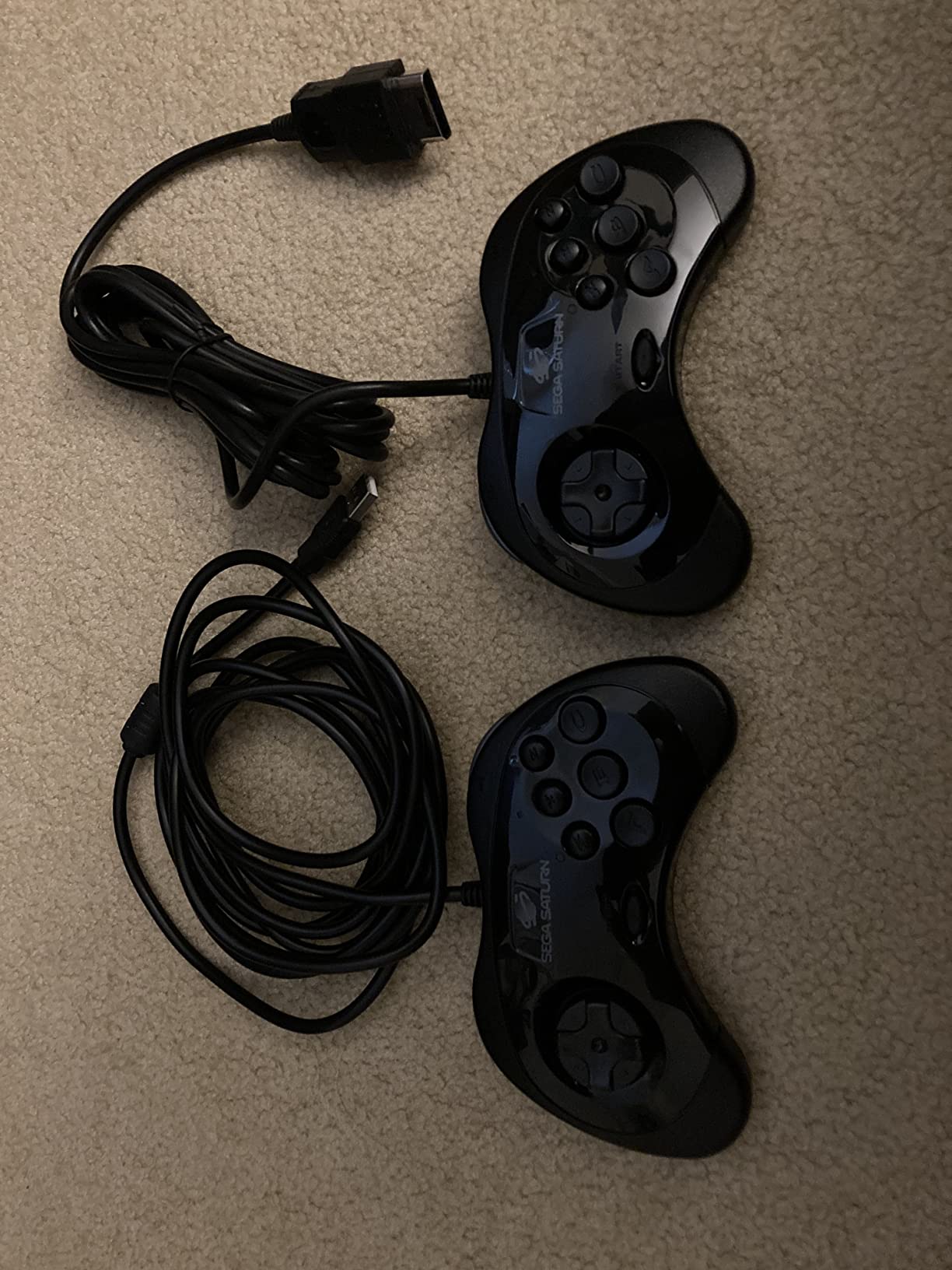 Retro-Bit Official Sega Saturn USB Controller Pad (Model 2) for Sega Genesis Mini, PS3, PC, Mac, Steam, Switch - USB Port (Black) customer photo 2
