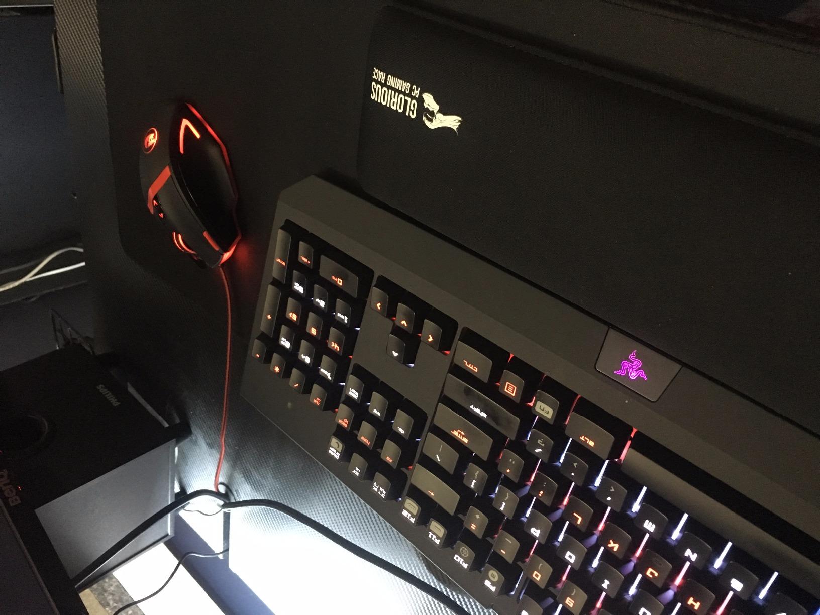 Redragon M801 Wireless Gaming Mouse, RGB Gaming Mouse with MMO 9 Programmable Macro Editing Buttons, UP 16000 Adjustable DPI, Rapid Fire Button for Game, Windows,PC - Wireless, Black customer photo 1