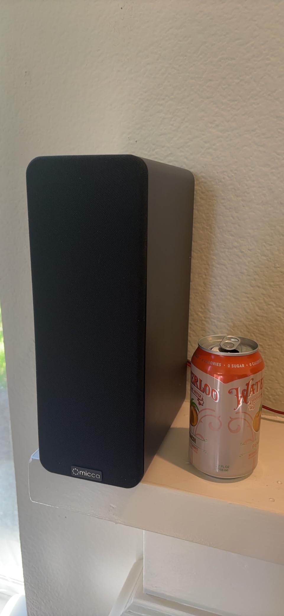 Micca OoO Slim Center Channel Speaker with 3-Inch Woofers and Silk Tweeter, Thin Design Under 4