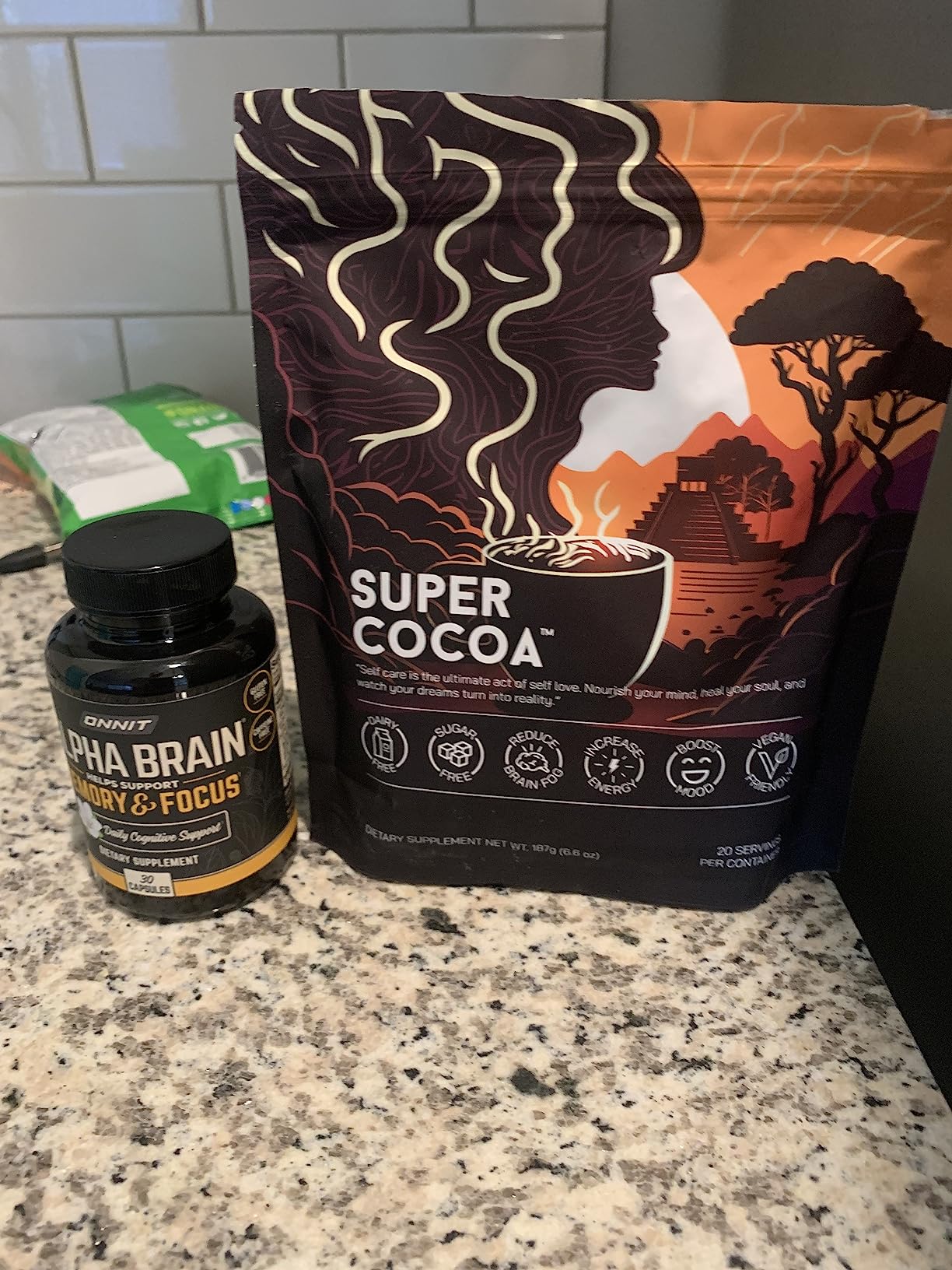 ONNIT Alpha Brain Nootropic Brain Supplement for Focus, Memory, Mental Clarity, Cognitive Support with L-Theanine and Vitamin B6, 30 Count Capsules customer photo 1