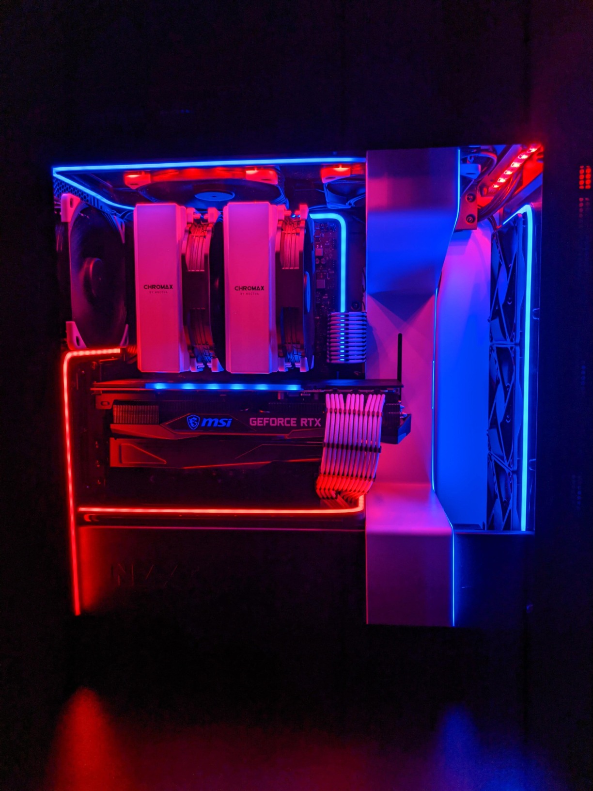 Phanteks NEON Digital-RGB LED Strip M5 (PH-NELEDKT_M5) - 1x 550mm Smooth Lighting Strip, Full-Color Range, Flexible mounting customer photo 2