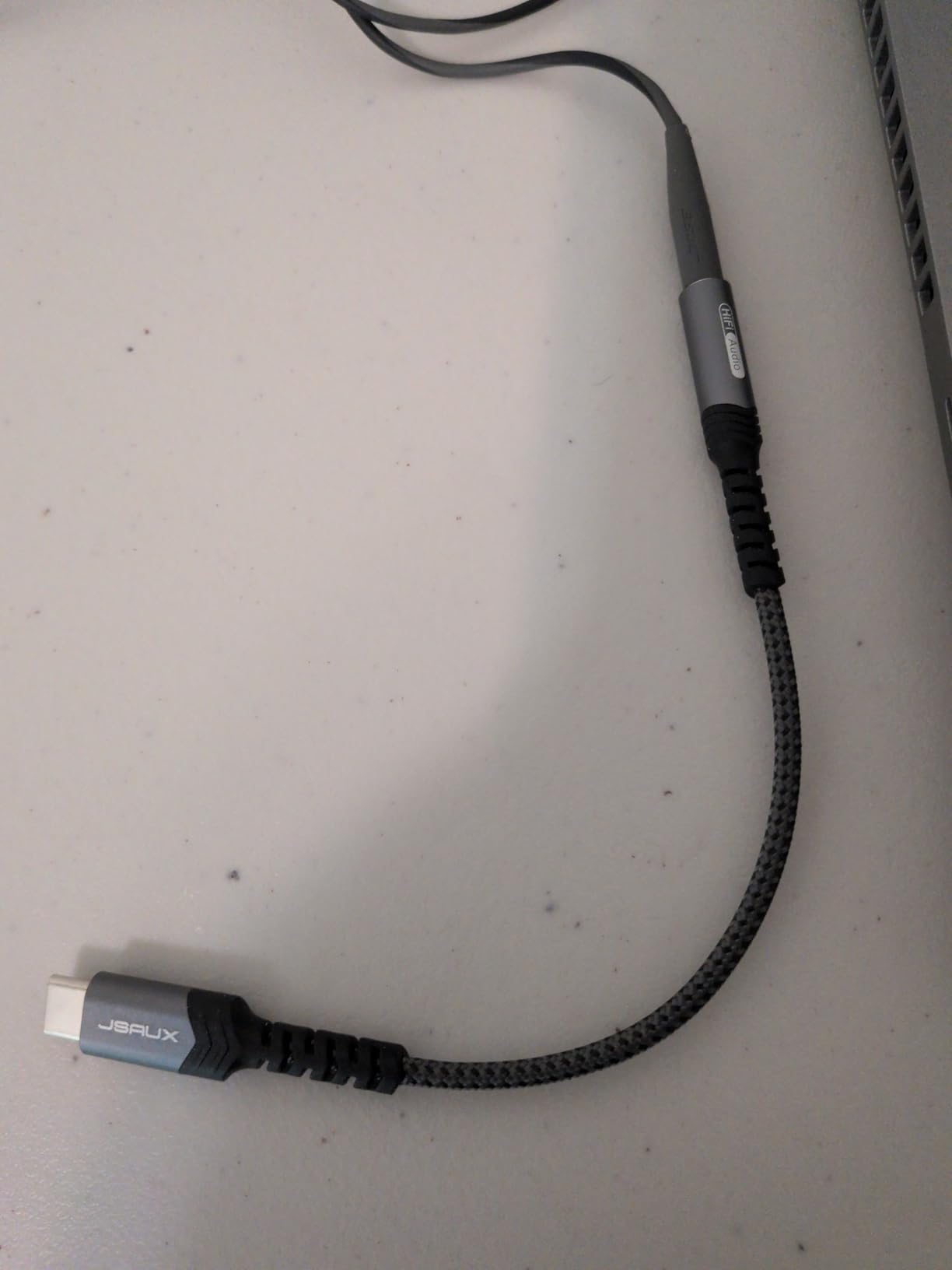 JSAUX USB Type C to 3.5mm Female Headphone Jack Adapter, USB C to Aux Audio Dongle Cable Cord customer photo 2