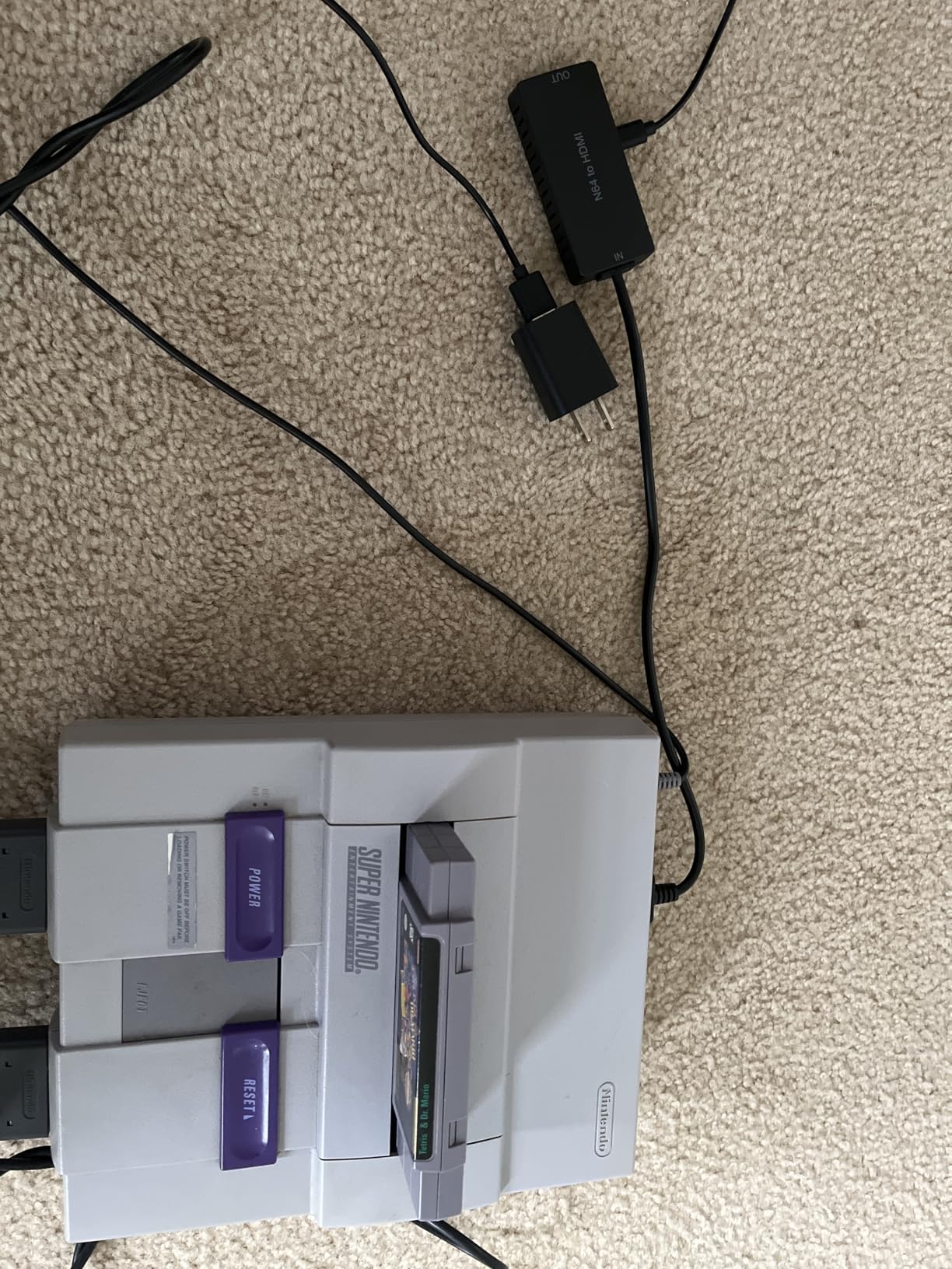 N64 to HDMI Converter Adapter Support 16:9/4:3 Conversion, HDMI Link Cable for N64 /SNES/NGC/SFC(Plug and Play) customer photo 1