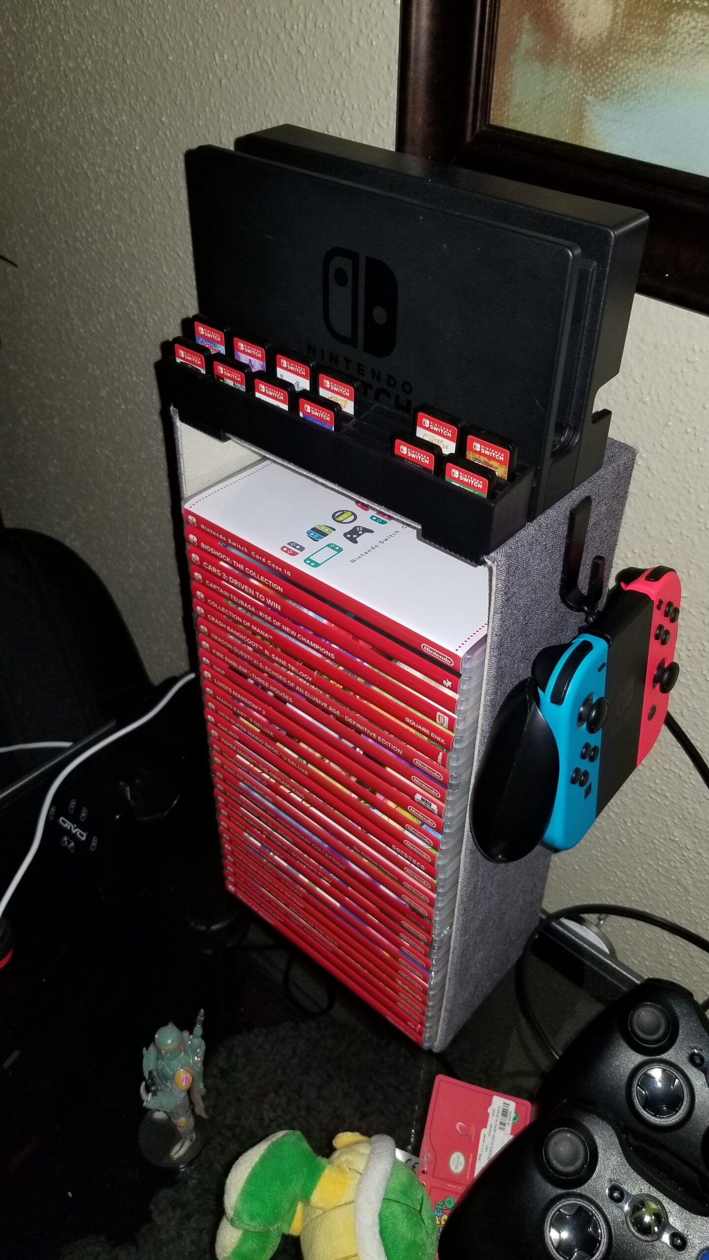 Skywin Nintendo Switch Game Console Organizer, 28 Game Card Holder, Compatible with Switch, Switch Lite and Dock customer photo 2