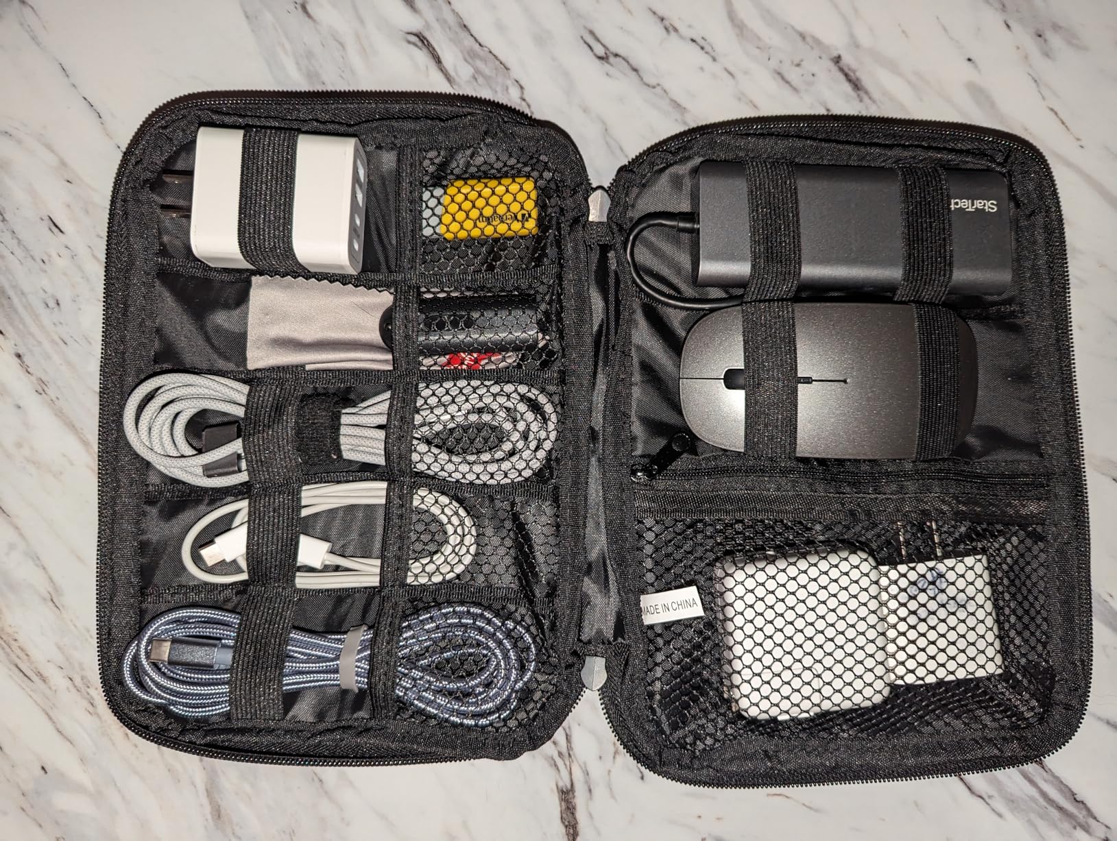 Luxtude Cord Organizer Bag, Travel Cable Organizer Bag, Electronic Organizer Travel Case for Chargers and Cords, Tech Bag & Charger Case, Flying Essentials for Electronics Items/USB,etc customer photo 2