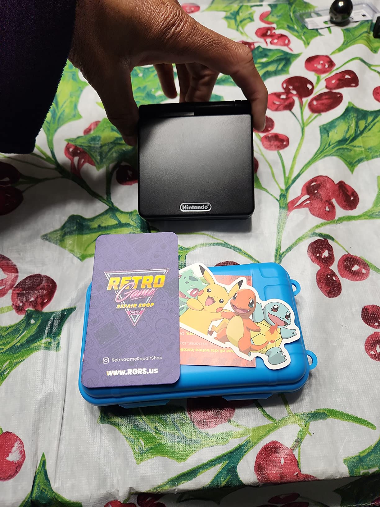RGRS Game Boy Advance SP IPS Backlight LCD Mod Kit For AGS 001 & 101 with Storage Box customer photo 2