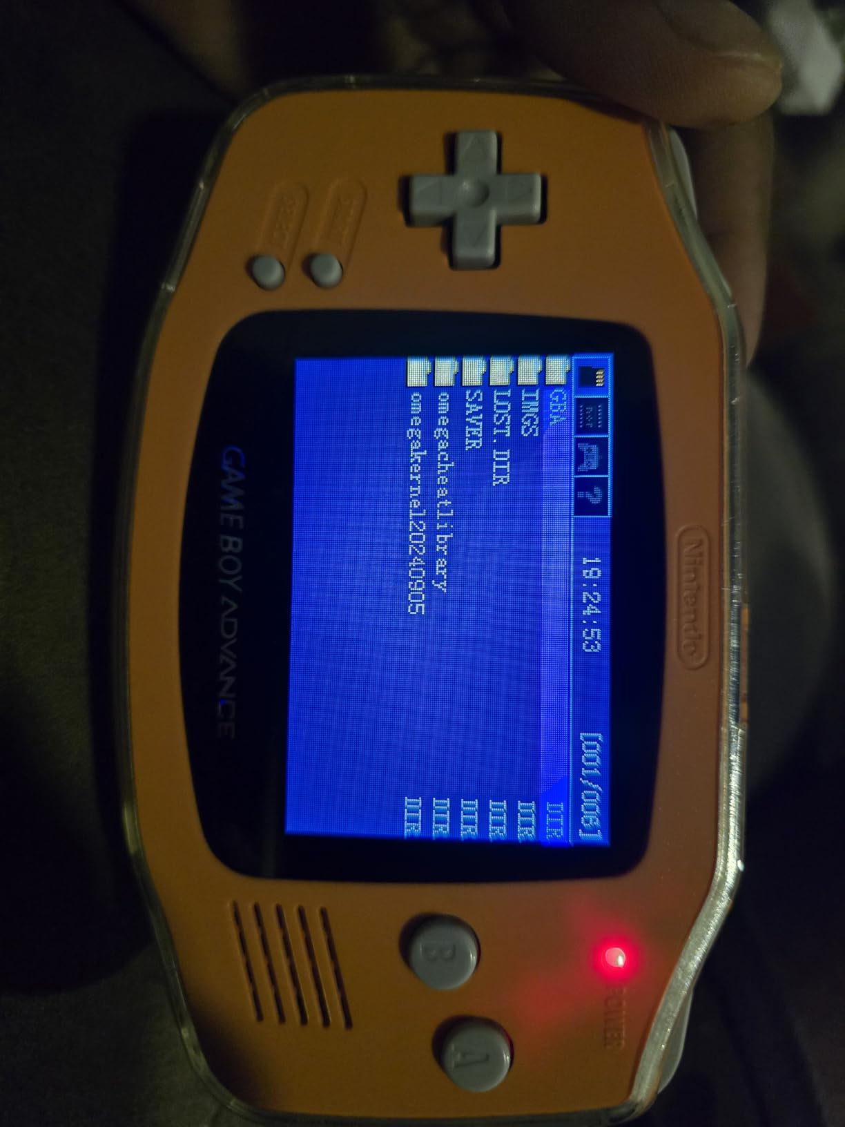 EZ-Flash Omega Black Transparent Edition for GBA NDS NDSL customer photo 1