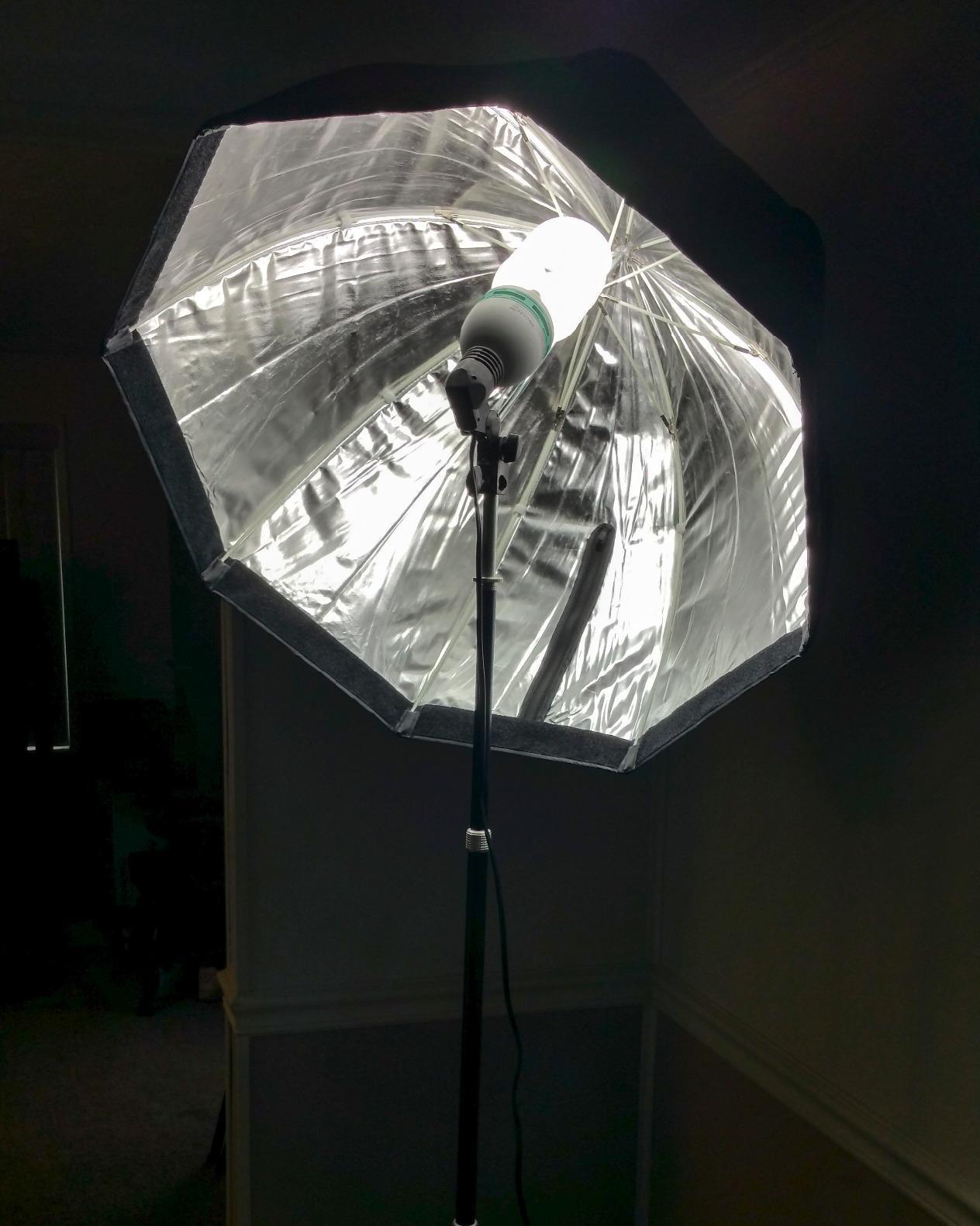 Neewer 37.5inches/95centimeters Octagon Softbox with Carrying Bag Compatible with Speedlite, Studio Flash, Portable Umbrella Soft Box for Photo Studio Portrait Product Photography customer photo 1