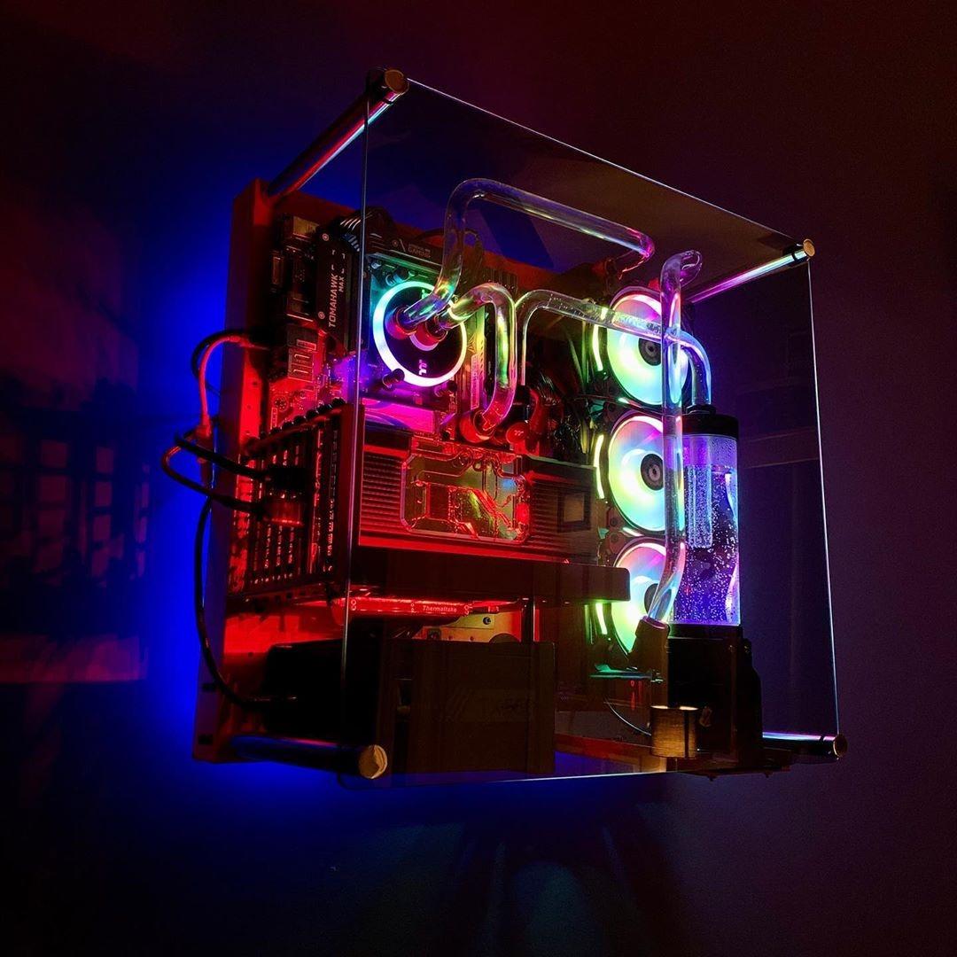 Thermaltake Pacific CL360 Max D5c Res/Pump 16.8 Million Color RGB (Alexa, Razer Chroma) Software Enabled Copper Radiator PETG Hard Tube Water Cooling Kit CL-W259-CU00SW-A customer photo 2