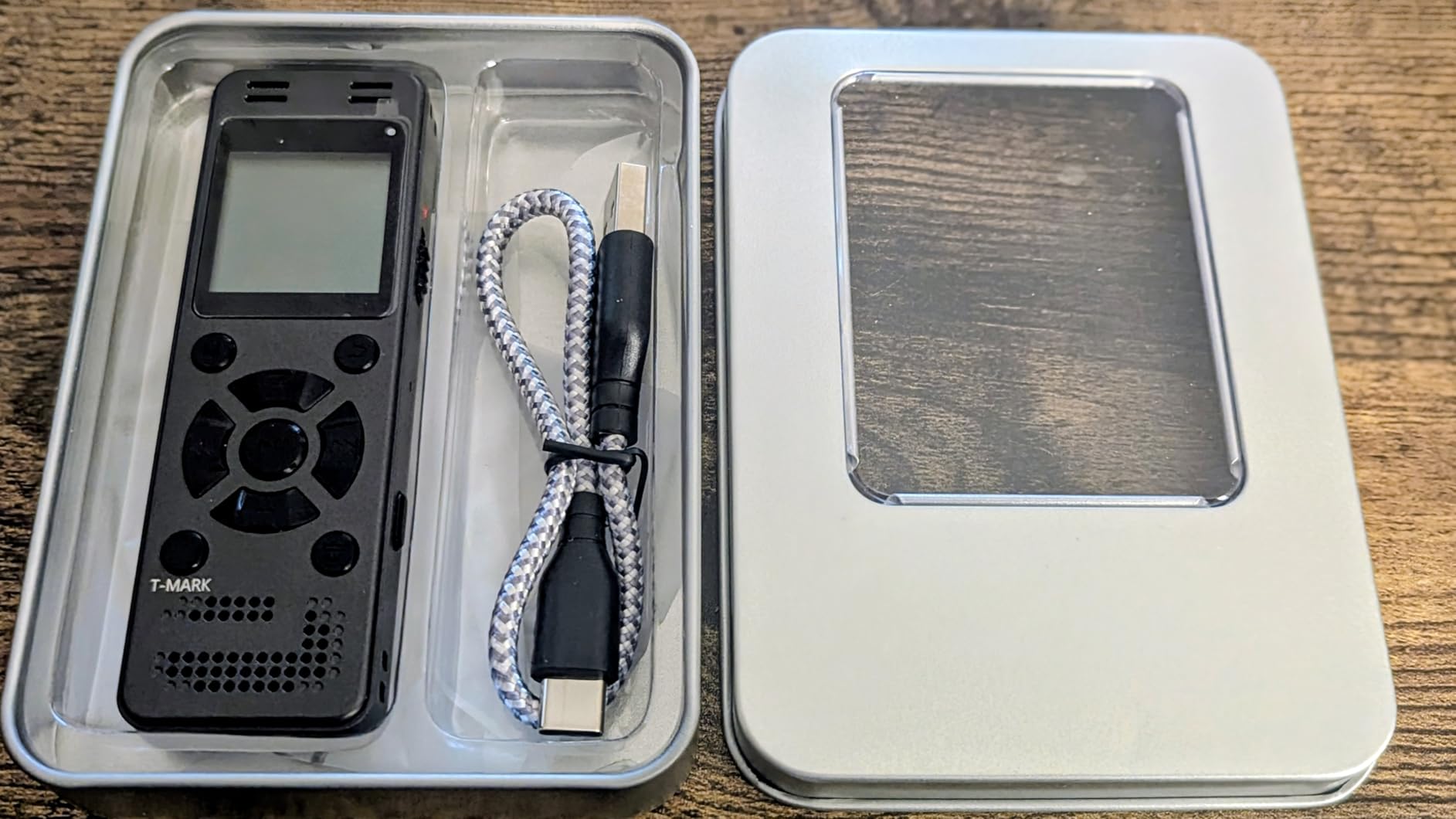 EVIDA 128GB Digital Voice Recorder for Lectures Meetings - EVIDA 9296 Hours Voice Activated Recording Device Audio Recorder with Playback,Password customer photo 2