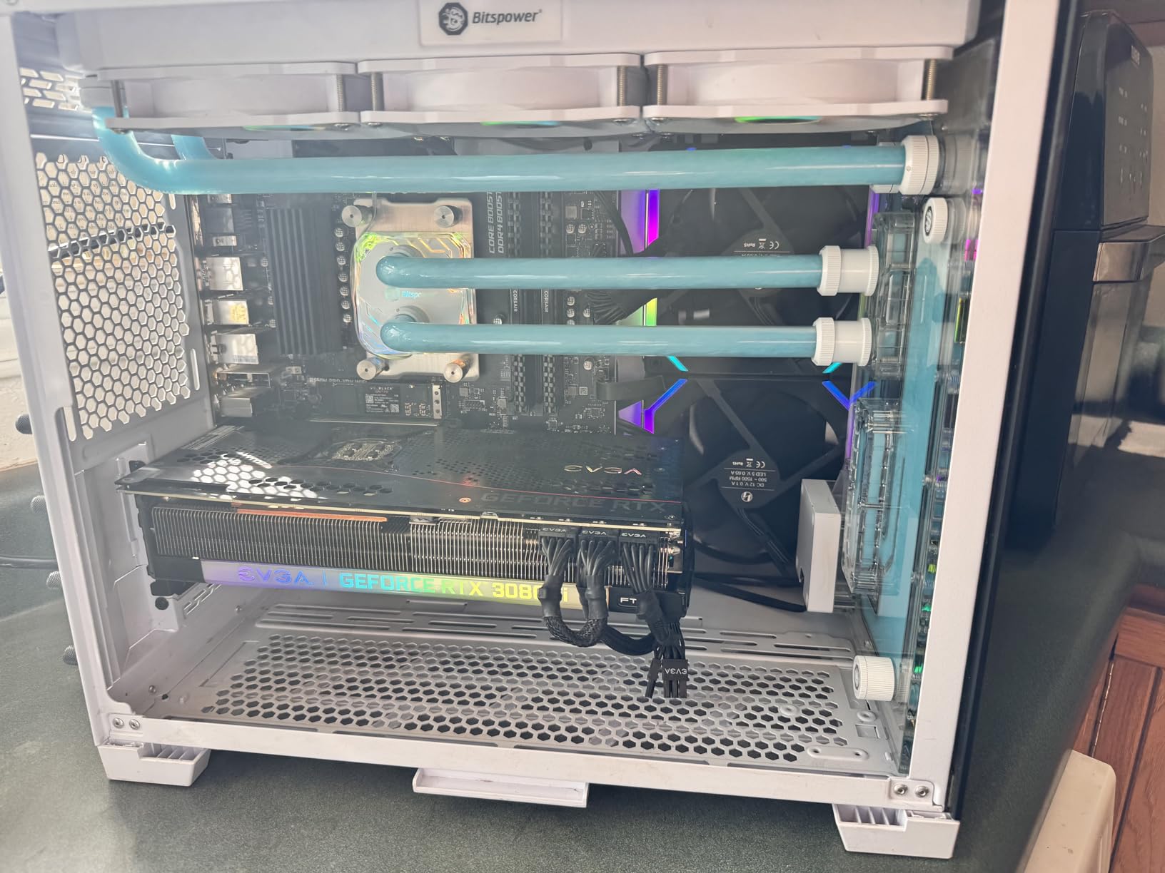 PrimoChill Vue - Computer WaterCooling Coolant, Visual Flow, Solid/Non-Transparent, Full Protection, PrimoPrep Included, Proudly Made in The USA - Toxic Candy customer photo 2