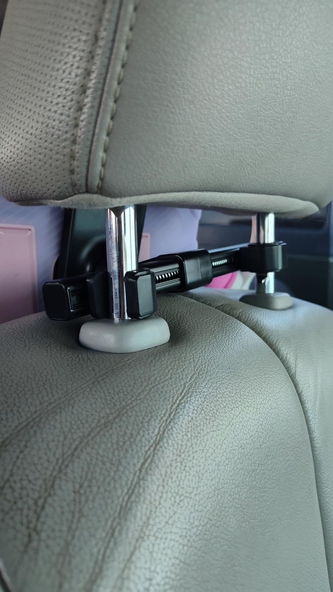 Lamicall Car Tablet Headrest Holder - Car Back Seat Headrest Tablet Mount Stand for Kids, Road Trip Essentials Accessories Gifts, for 2025 iPad Pro 11/13