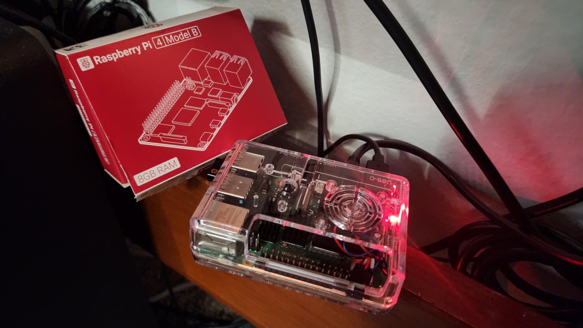Vilros Raspberry Pi 4 Complete Starter Kit- Includes Raspberry Pi 4 Board, Fan Cooled Case, 64GB Preloaded Micro SD Card and More (8GB, Clear Transparent Case) customer photo 1