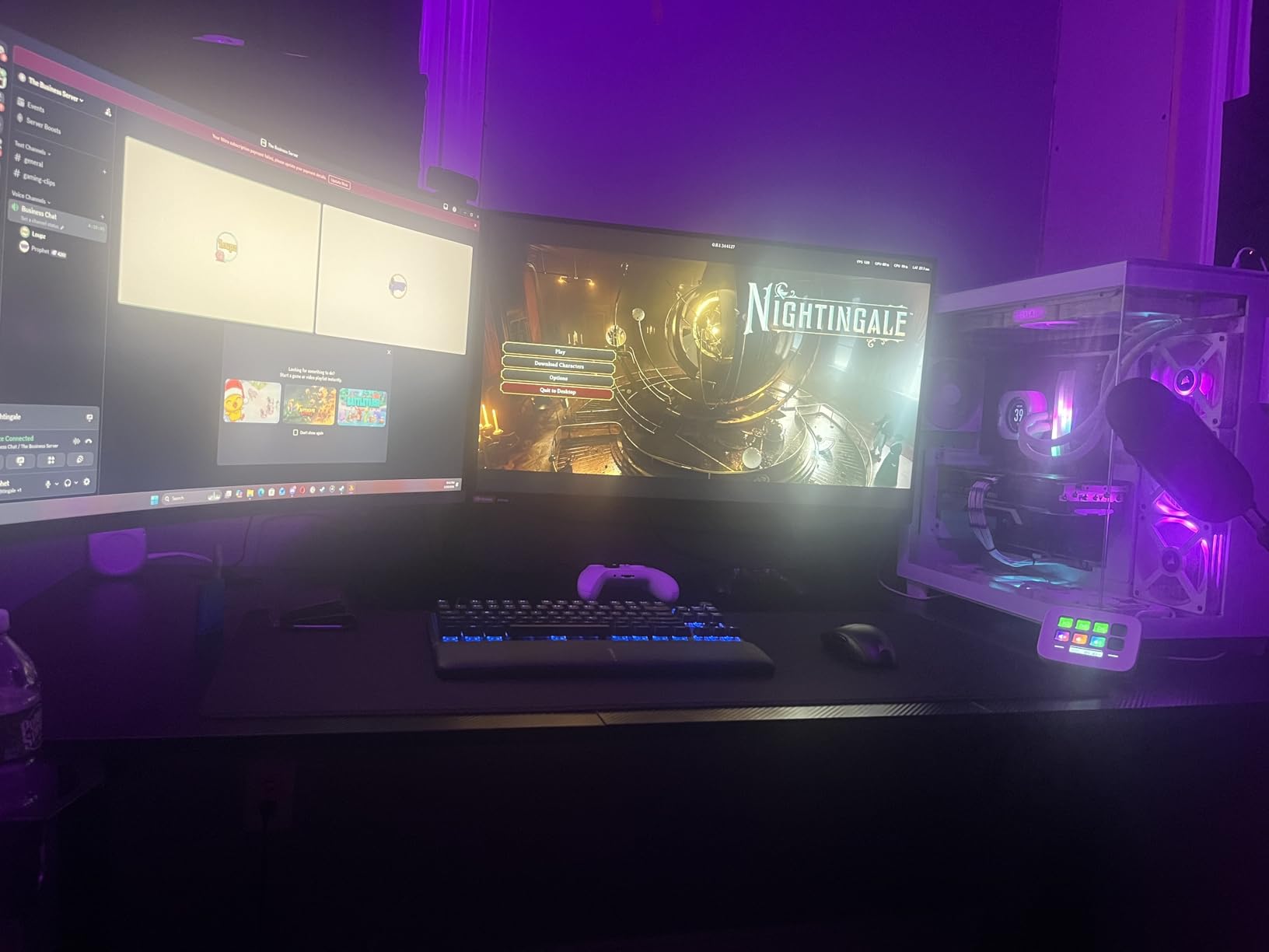 TOPSKY Gaming Desk Large Surface 63''x31.5'' with Cup Holder, Headphone Hook and Cable Management (Black) customer photo 1