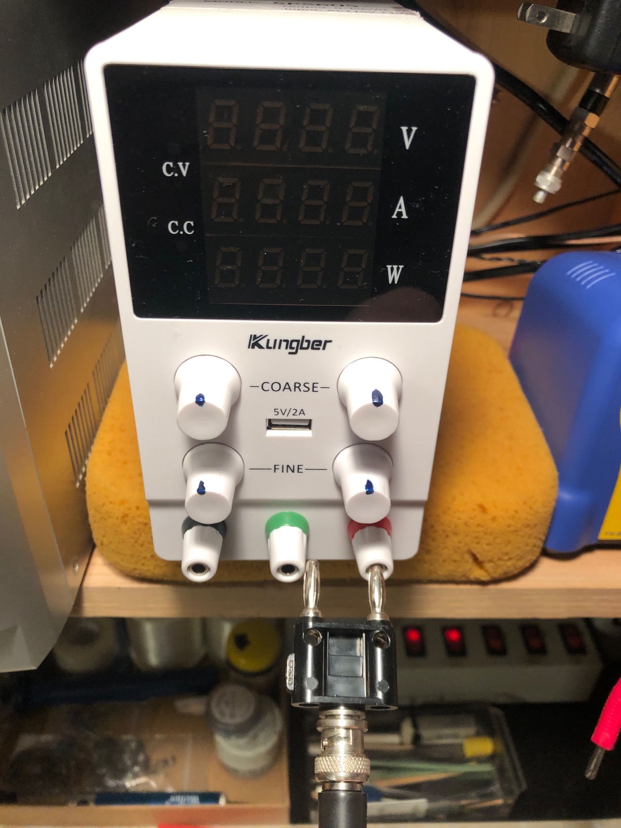DC Power Supply Variable, 30V 10A Adjustable Switching Regulated DC Bench Power Supply with Intelligent Charging Mode, 18W USB Interface, Precision Encoder Knob (Black) customer photo 1