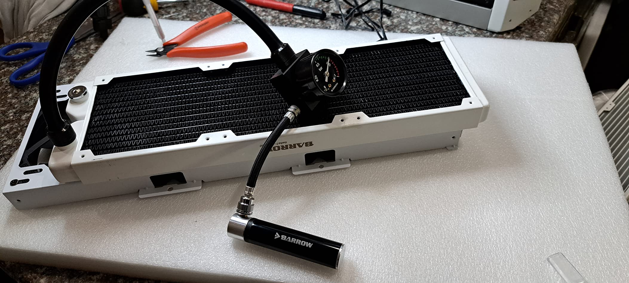 Barrow Manual air Tightness Tester customer photo 2