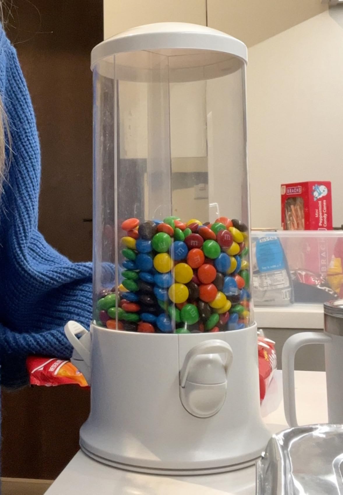 Handy Gourmet Original Triple Candy Machine-Fun Candy & Nut Dispenser-New & Improved (Pearl White), Standard (JB8450PWHI) customer photo 2