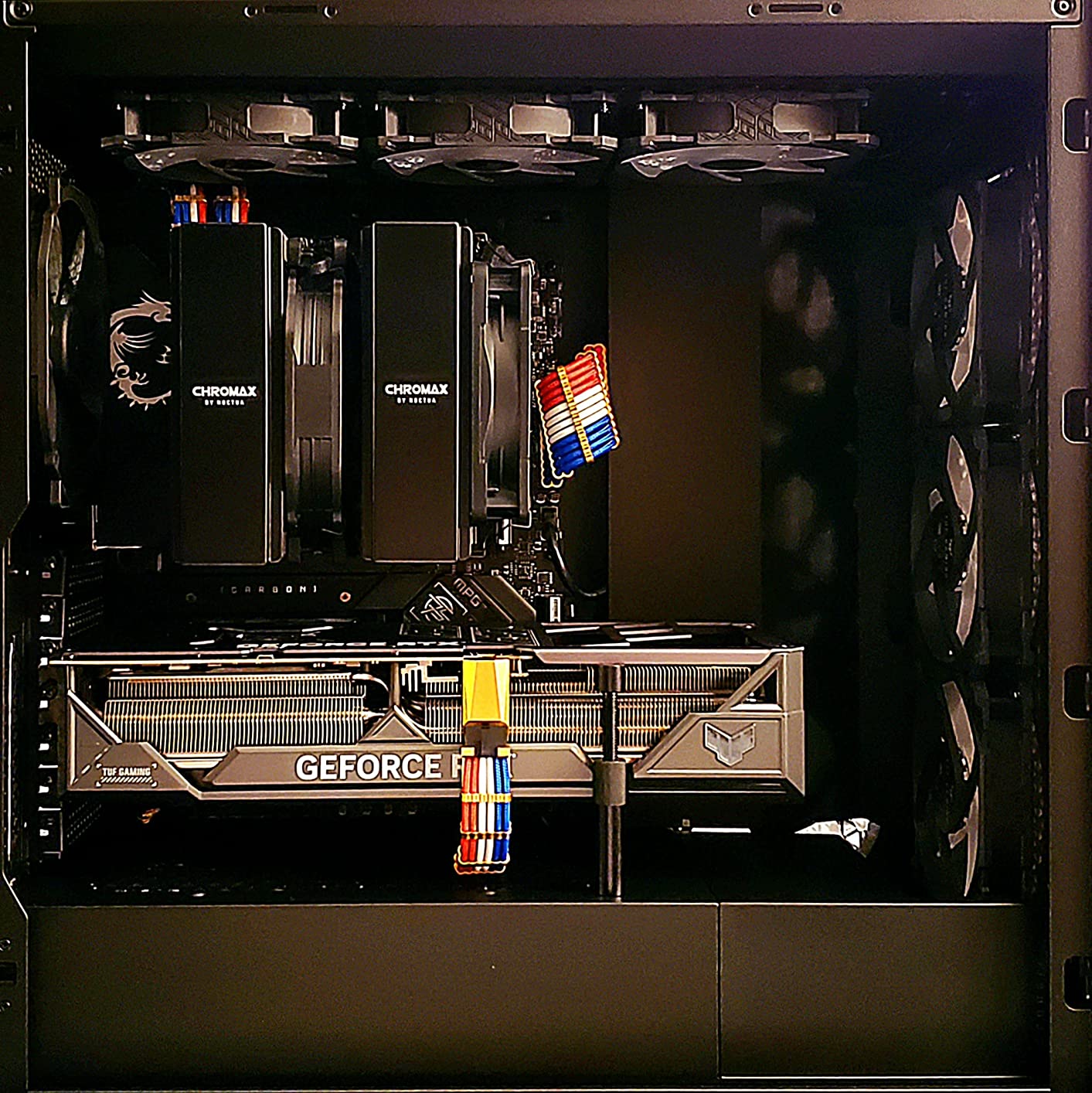 Noctua NH-D15S chromax.Black, Premium Dual-Tower CPU Cooler with NF-A15 PWM 140mm Fan (Black) customer photo 1