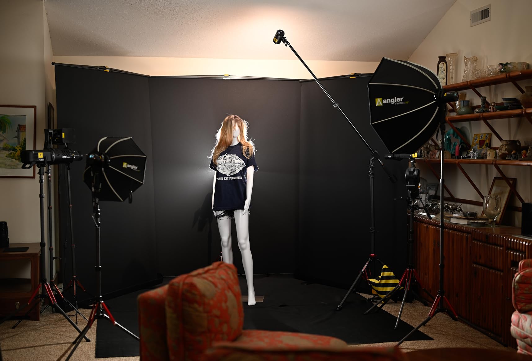 【Wider Style】 RAUBAY 78.7 x 82.7in Large Collapsible Green Screen Backdrop Portable Retractable Chroma Key Panel Photo Background with Stand for Video Conference, Photographic Studio, Streaming customer photo 1