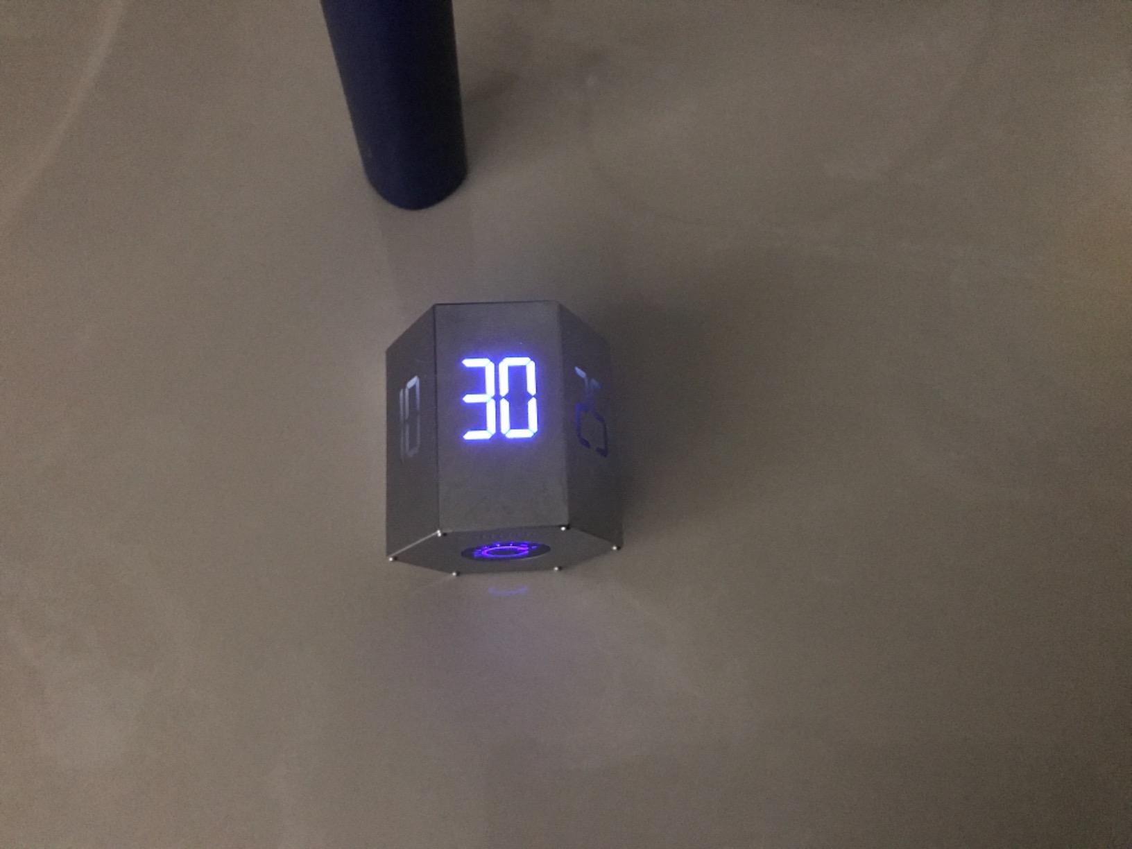 Ticktime Pomodoro Timer, Productivity Timer Cube, 3/5/10/15/25/30 Min Presets, Custom Countdown & Stopwatch 1s-99m59s, Sound/Vibration/Silent, Magnetic, Rechargeable, for ADHD Study Work customer photo 2