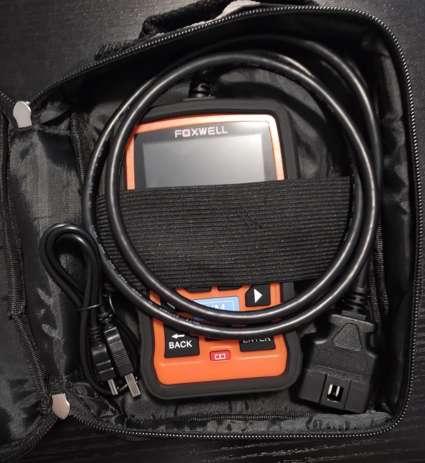 Upgraded of NT301, FOXWELL NT301 Plus 2-in-1 OBD2 Scanner Car Battery Tester, Professional Code Reader Check Engine Diagnostic Scanner Tool, 12V Automotive Cranking Charging Analyzer for 1996+ Vehicle customer photo 2