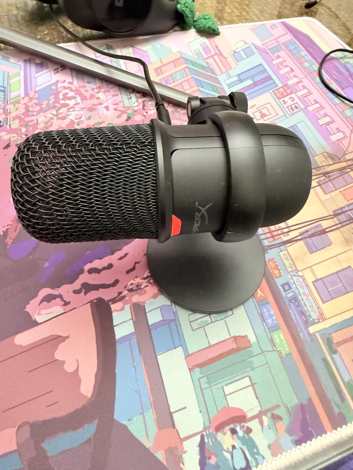 HyperX SoloCast - USB Condenser Gaming Microphone, for PC, PS4, PS5 and Mac, Tap-to-Mute Sensor, Cardioid Polar Pattern customer photo 2