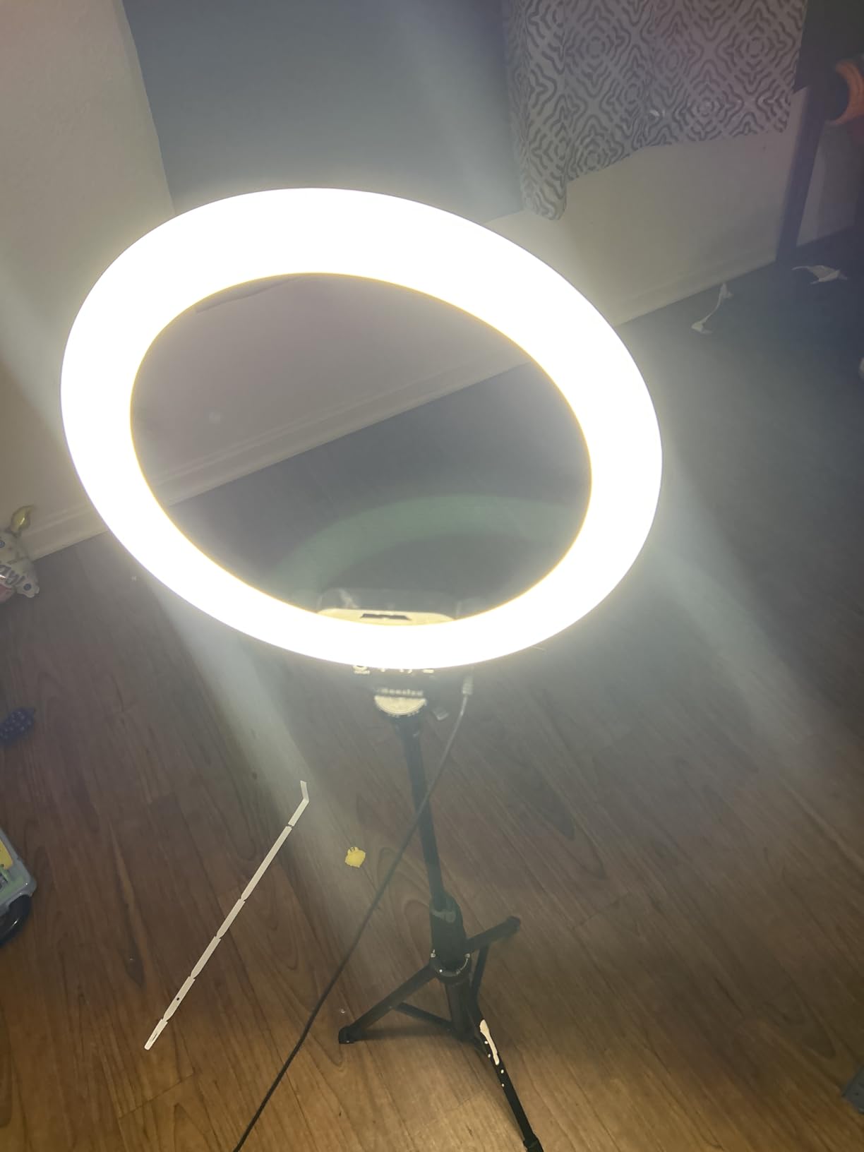 UBeesize 12'' LED Ring Light with 62'' Tripod Stand, Selfie Ring Light for Video Recording, Live Streaming, TikTok & YouTube customer photo 1