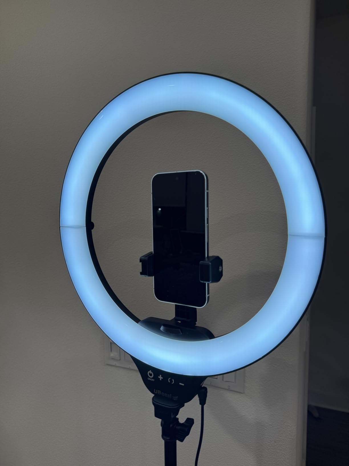 UBeesize 12'' LED Ring Light with 62'' Tripod Stand, Selfie Ring Light for Video Recording, Live Streaming, TikTok & YouTube customer photo 2