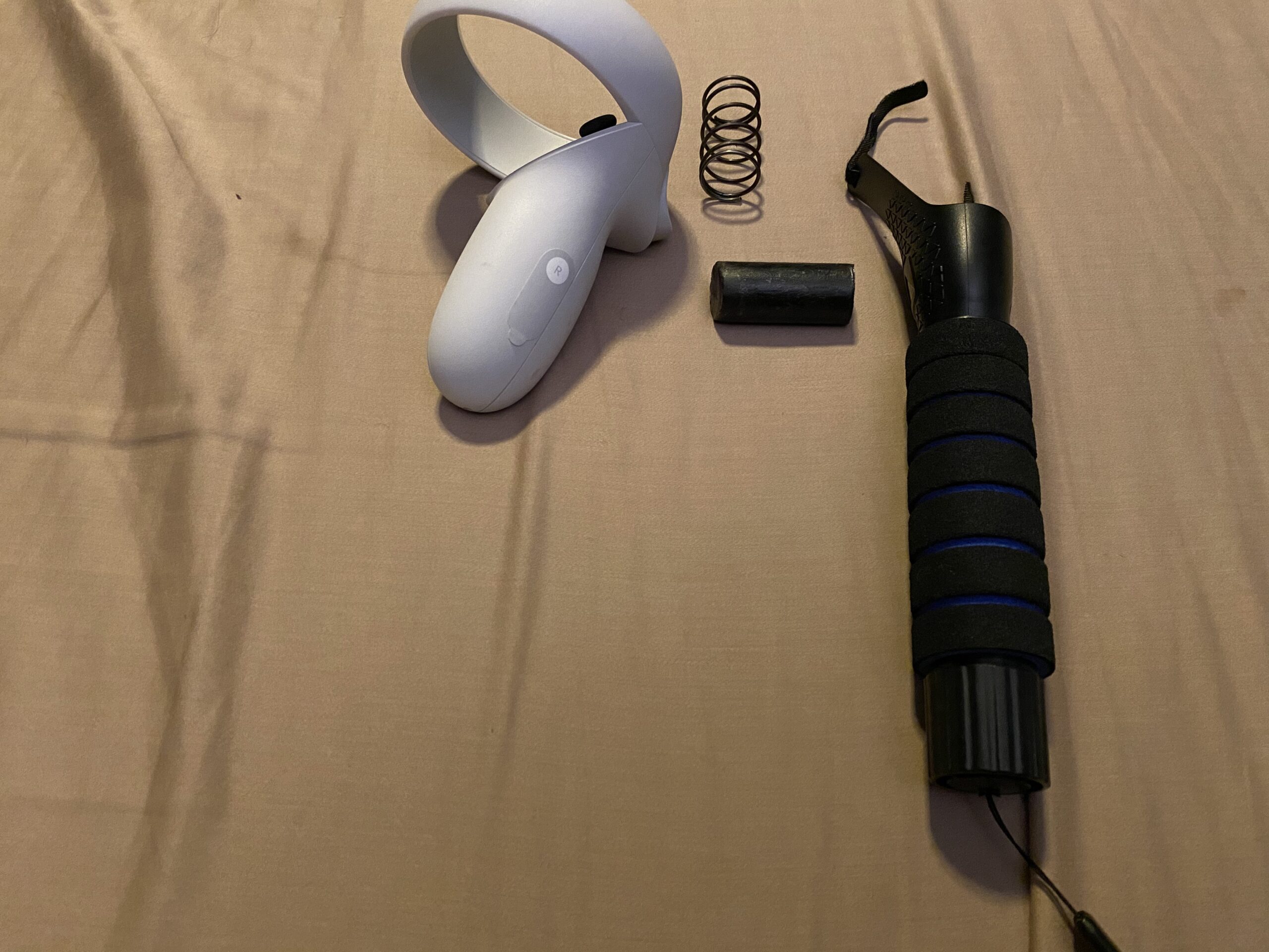 AMVR Handle Attachments Accessories Compatible with Quest 2/Quest/Rift S Controllers Extensions, VR Gorilla Tag Long Arms Extension Grip, Compatible with Beat Saber Handle, Supernatural, etc customer photo 2