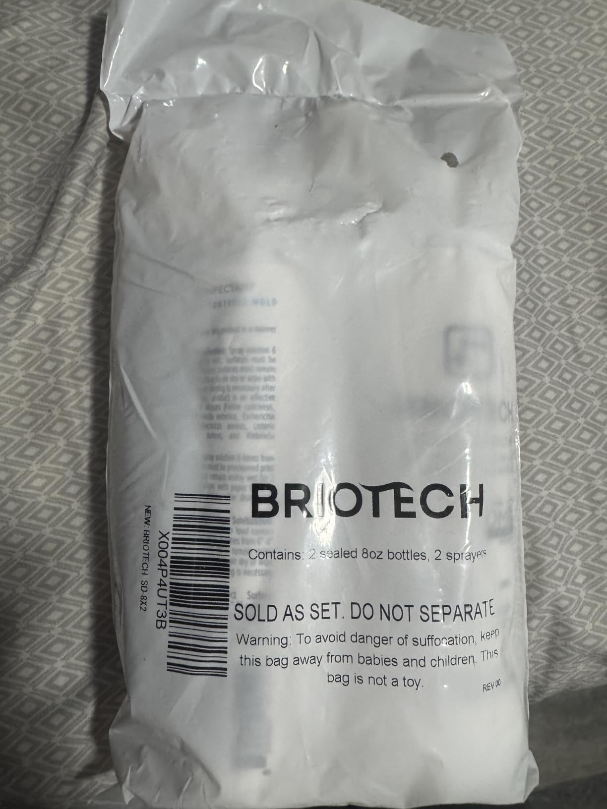 BRIOTECH Sanitizer Disinfectant Hypochlorous Spray, Kill 99.99% of Viruses & Bacteria, Control Mold, Eliminate Odor, Gentle for Nurseries, Food Contact Surface Sanitizer, 2 fl oz Travel Size customer photo 1
