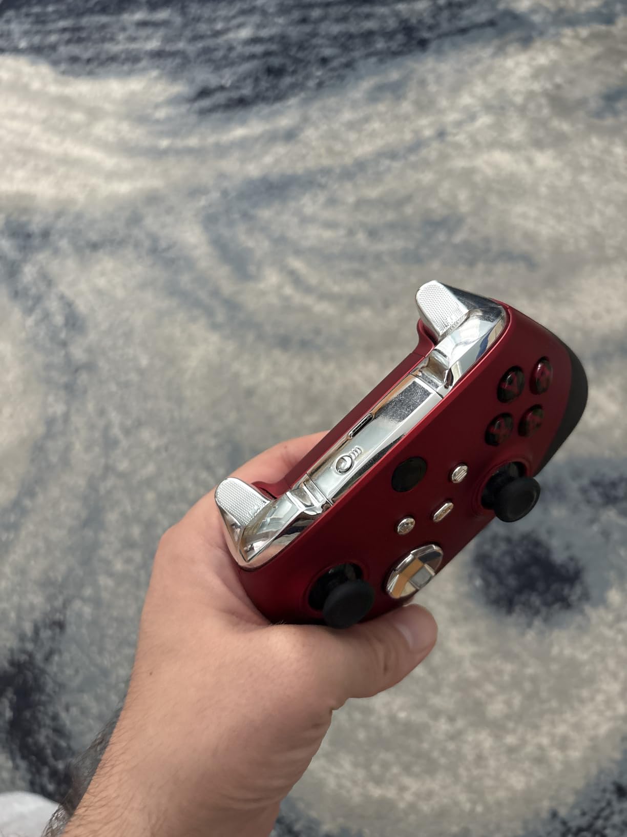 eXtremeRate Replacement Buttons for Xbox Core Wireless Controller, Chrome Gold Glossy Custom LB RB LT RT Bumpers Trigers Dpad ABXY Start Back Sync Share Keys Parts for Xbox Series X & S Controller customer photo 2