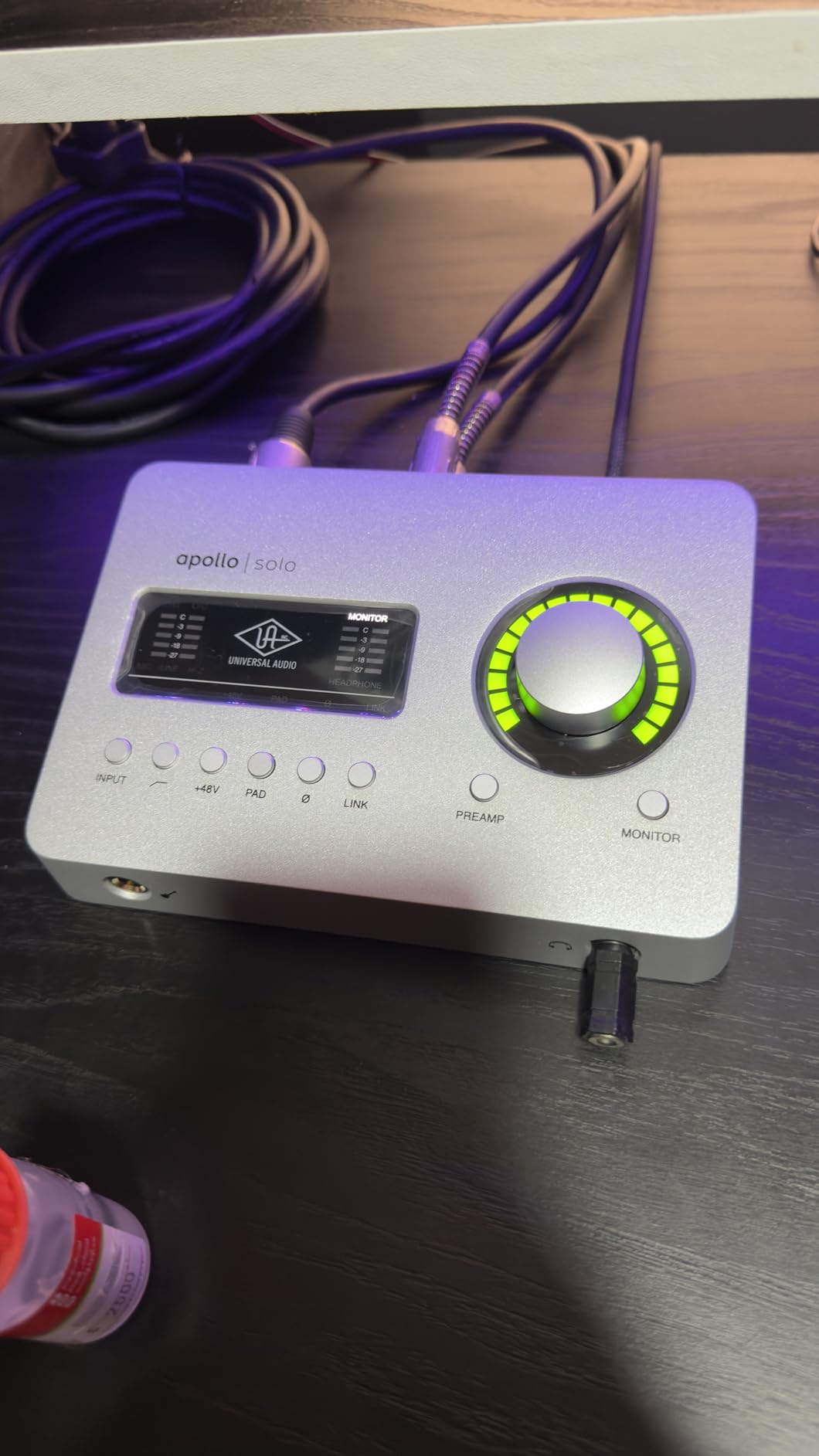 Universal Audio Apollo Solo Heritage Edition, APLS-HE Thunderbolt 3 Audio Interface customer photo 1