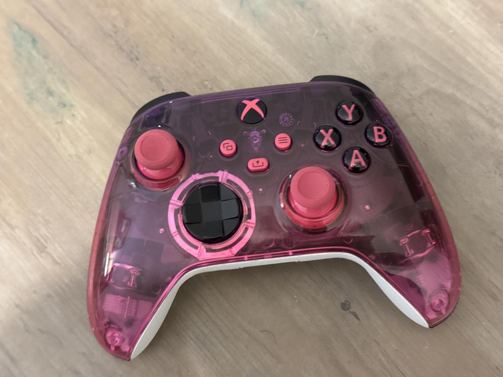 eXtremeRate Replacement Faceplate for Xbox Series X & S Controller - Personalize Your Control - Clear Custom Front Housing Shell for Xbox Core Wireless Controller customer photo 1