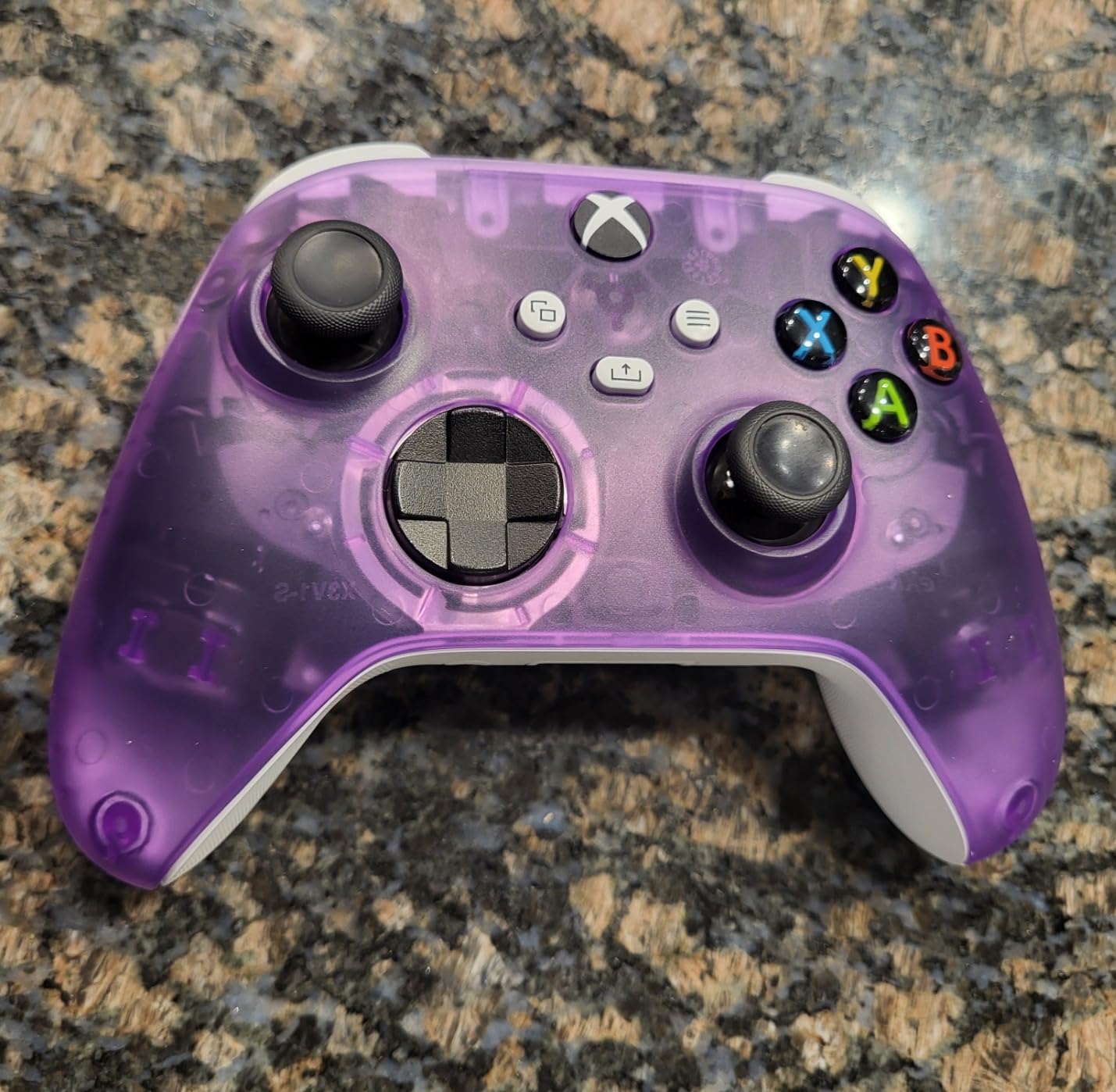 eXtremeRate Replacement Faceplate for Xbox Series X & S Controller - Personalize Your Control - Clear Custom Front Housing Shell for Xbox Core Wireless Controller customer photo 2