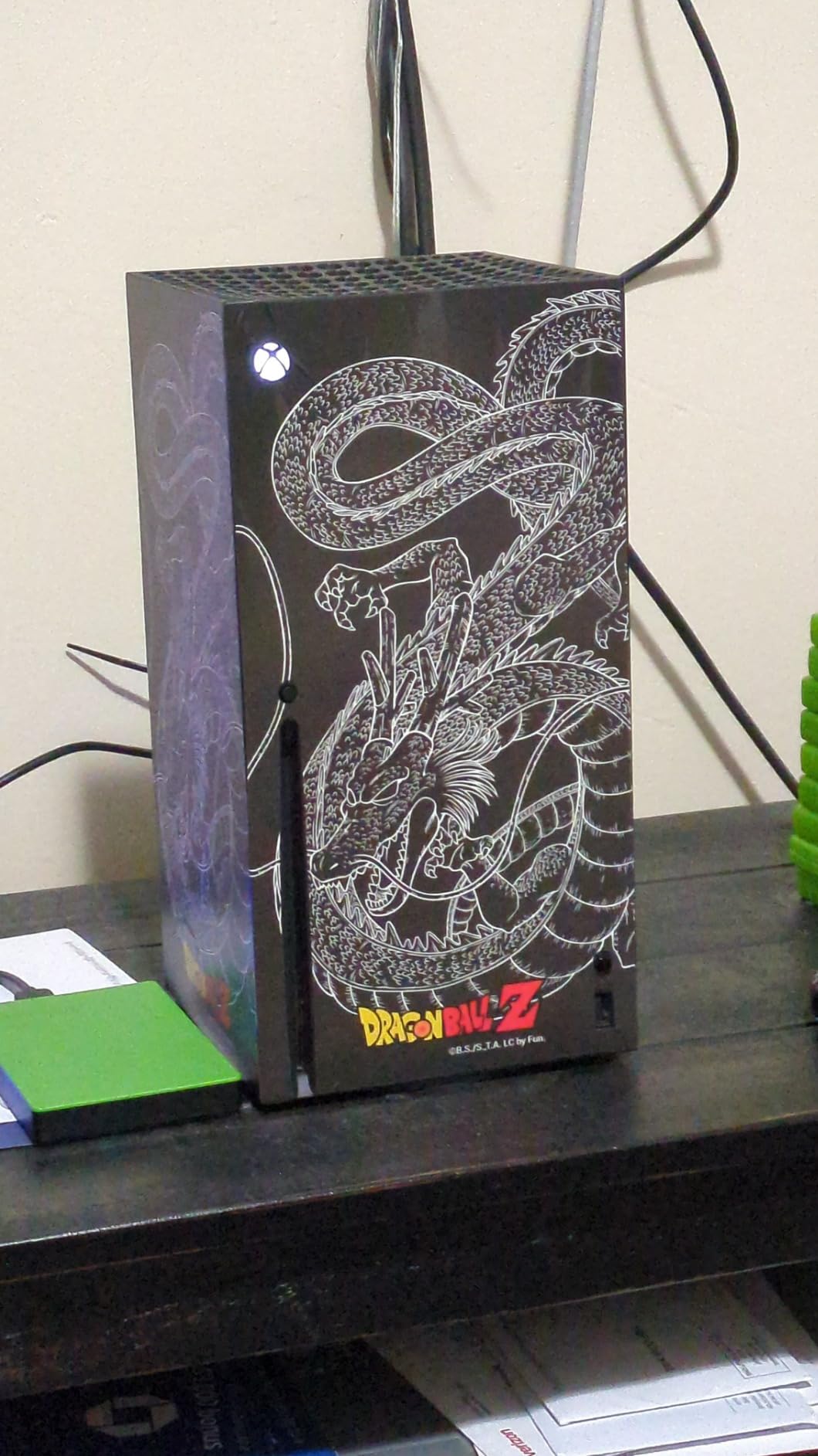 Skinit Decal Gaming Skin Compatible with Xbox Series X Console - Officially Licensed Dragon Ball Z Negative Shenron Design customer photo 1